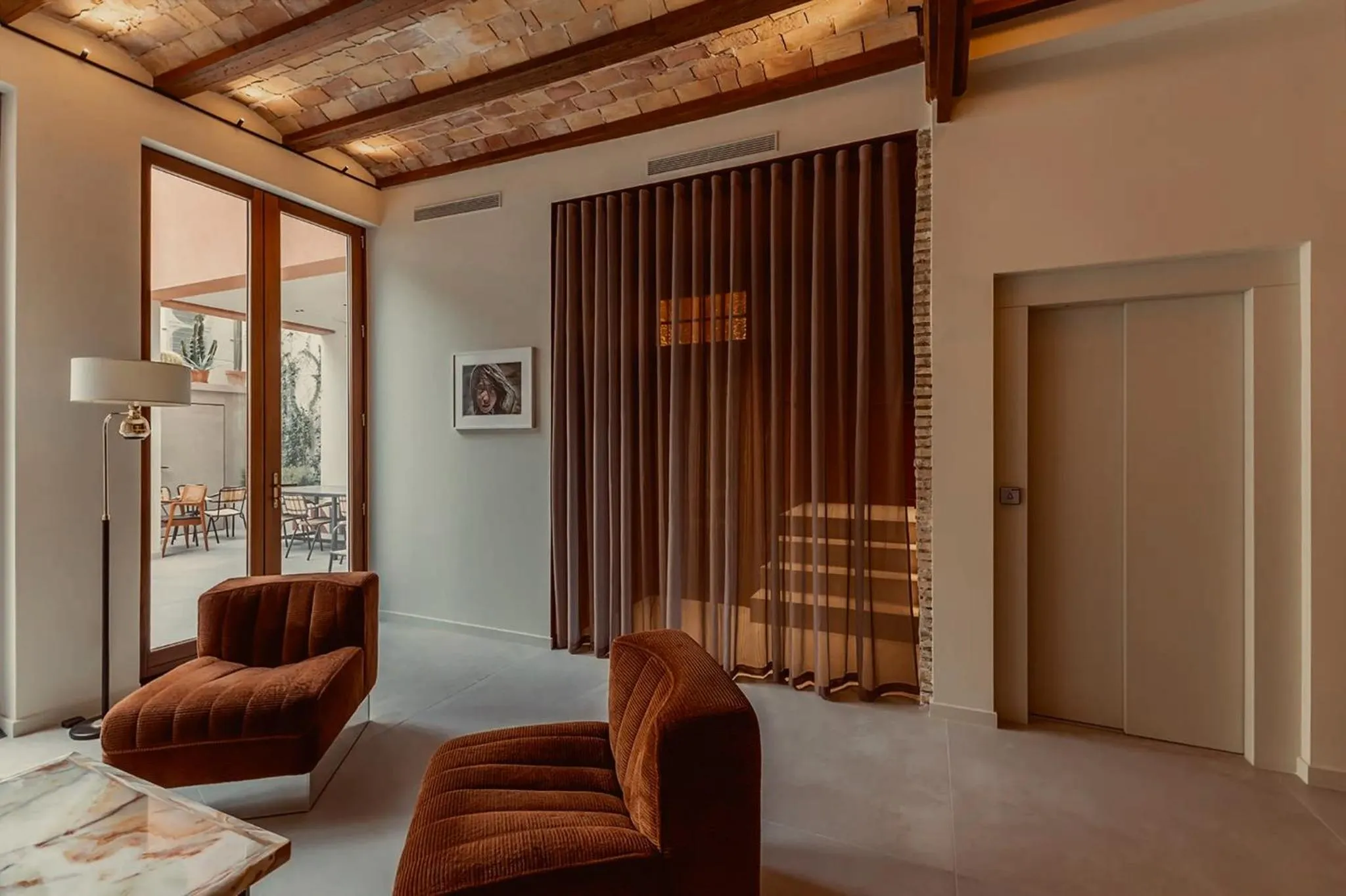 Patio in La Novieta Boutique Hotel - Adults Only