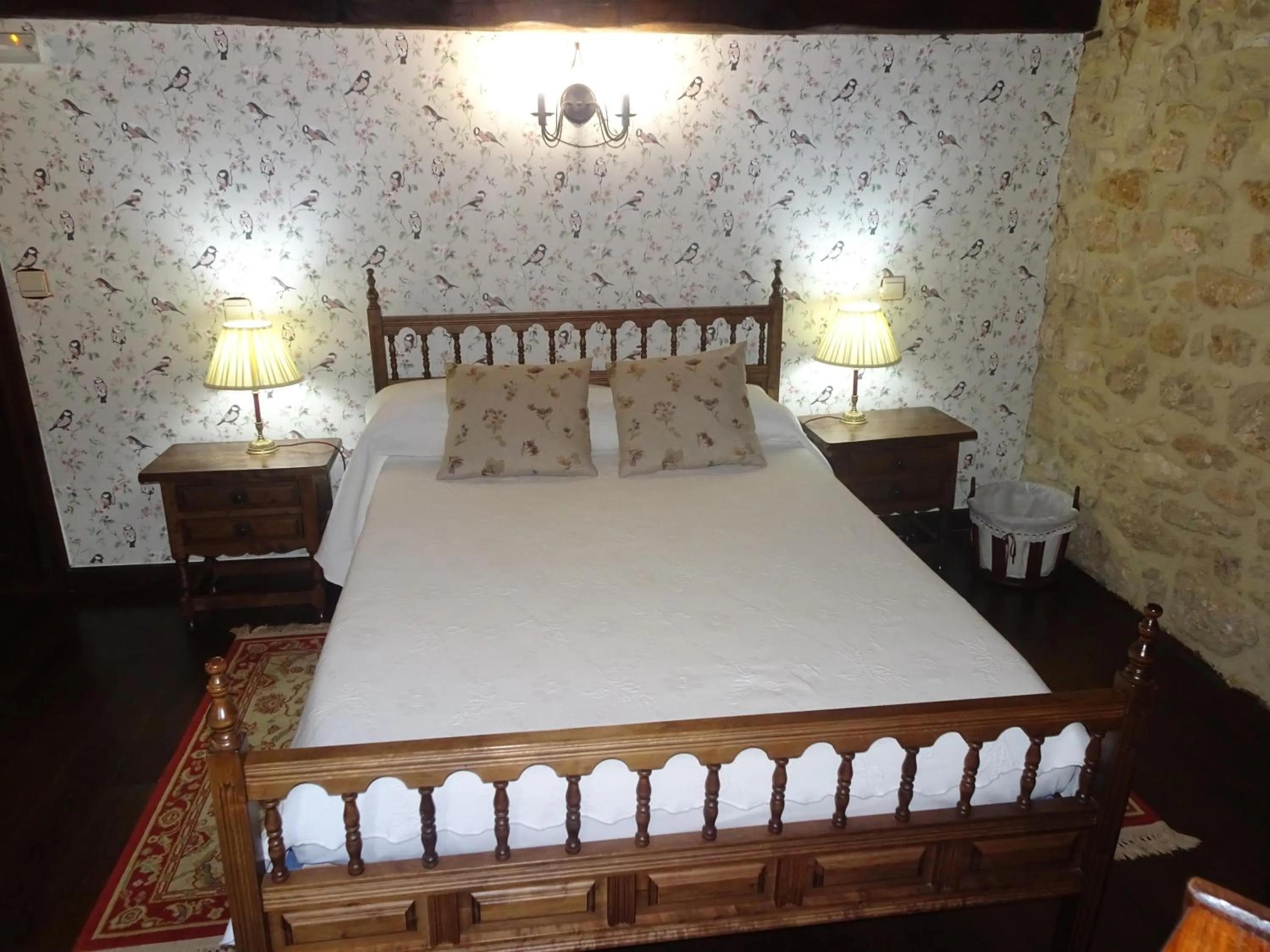 Bed in LA CASONA DE ESCALADA