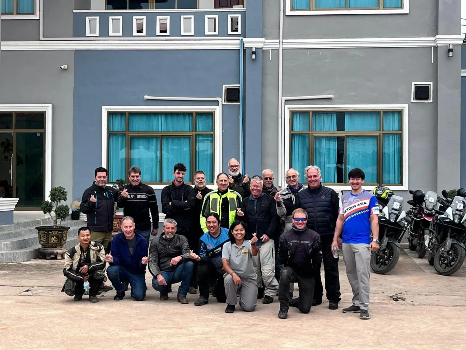 group of guests in Tulip Hotel