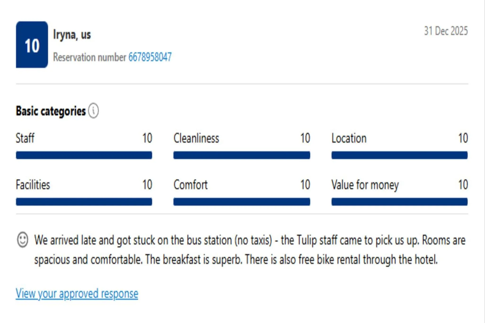 View (from property/room) in Tulip Hotel