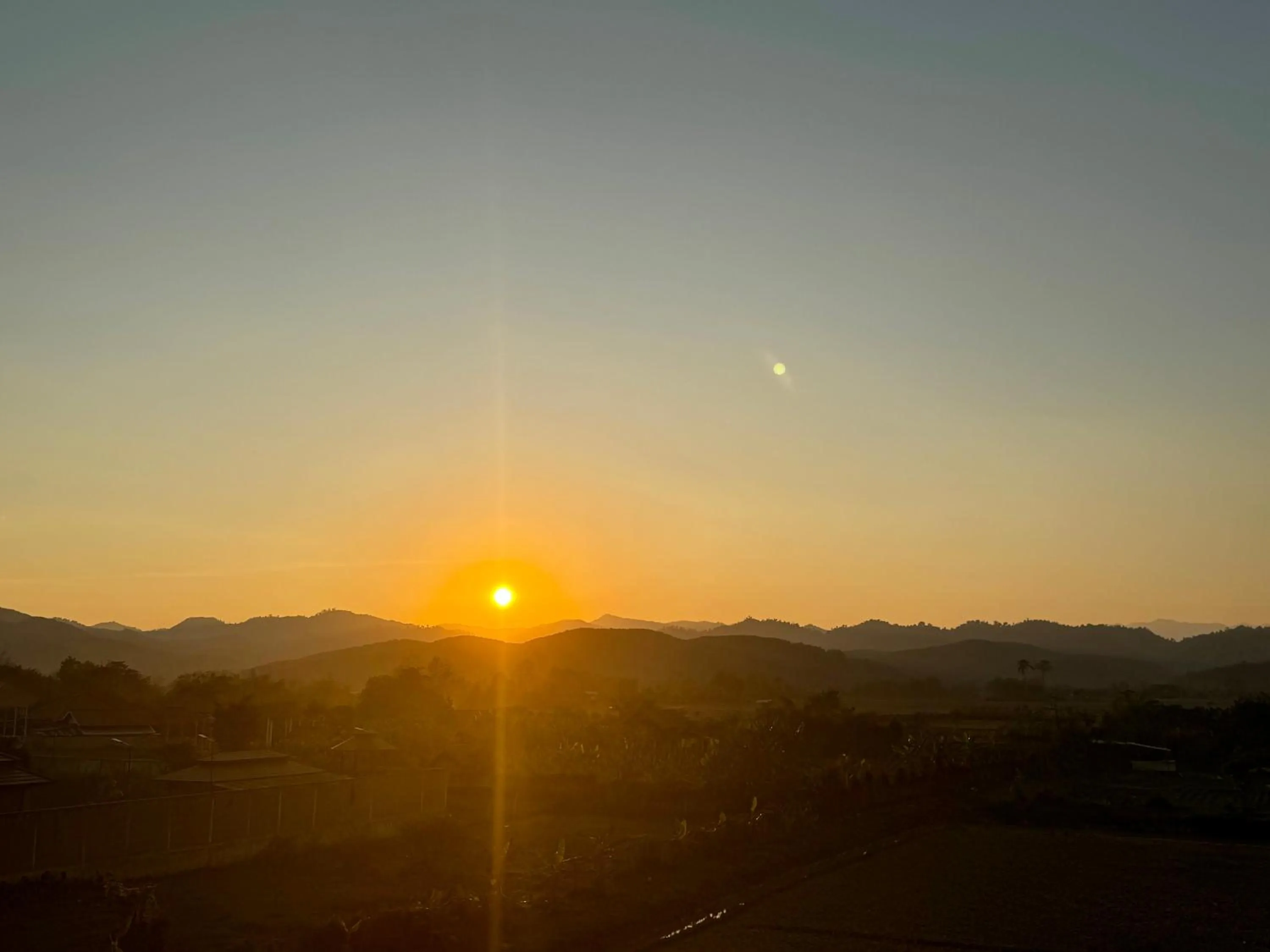 Sunset in Tulip Hotel