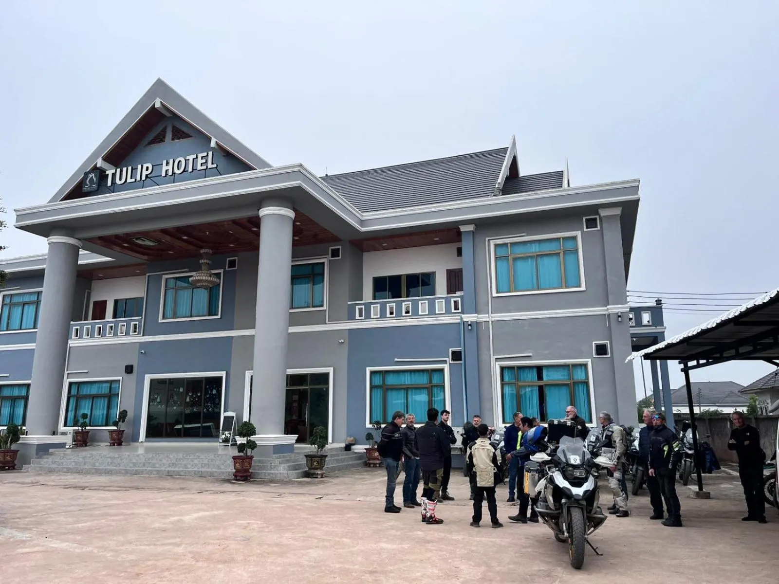 group of guests in Tulip Hotel