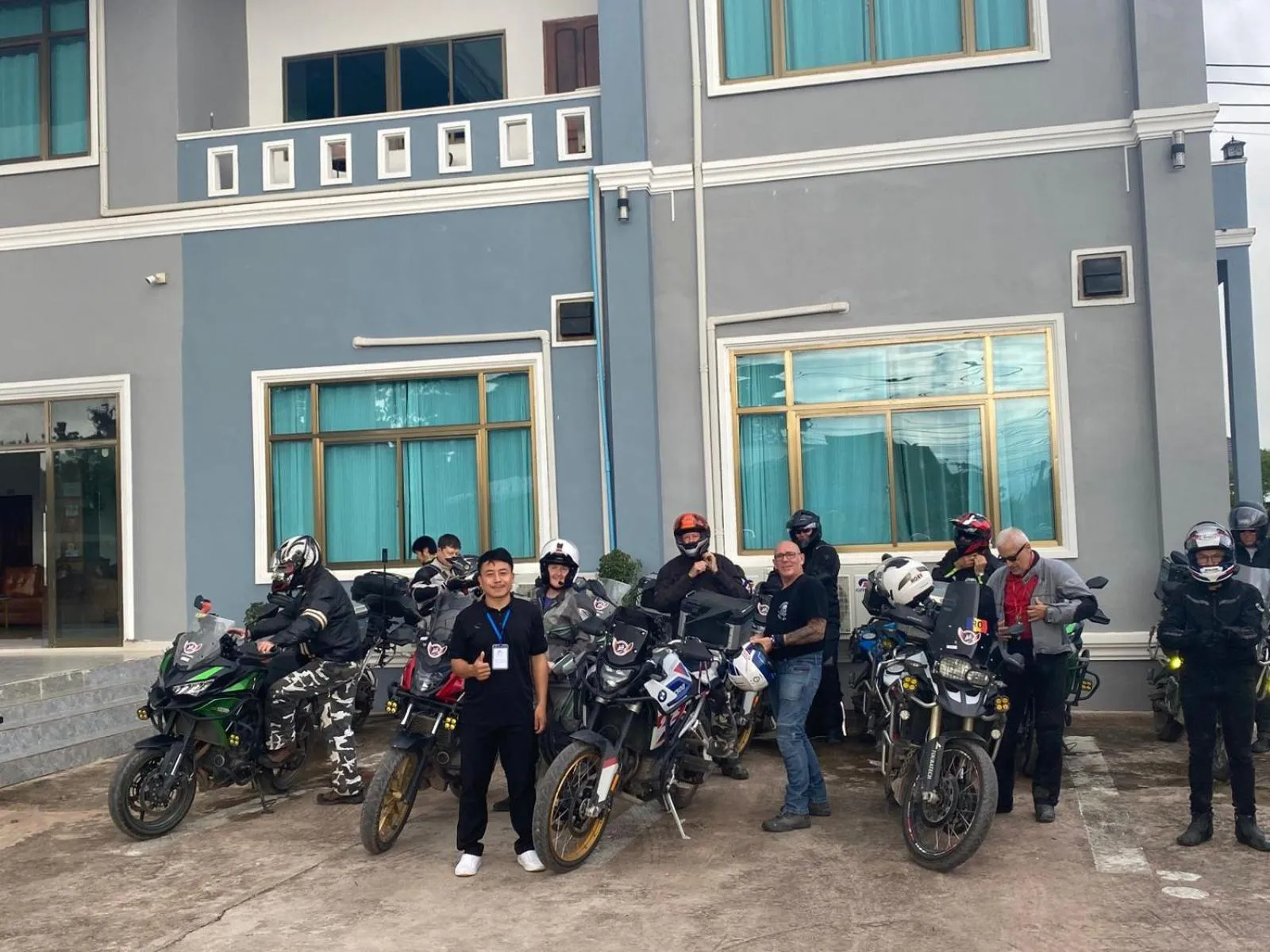 group of guests in Tulip Hotel