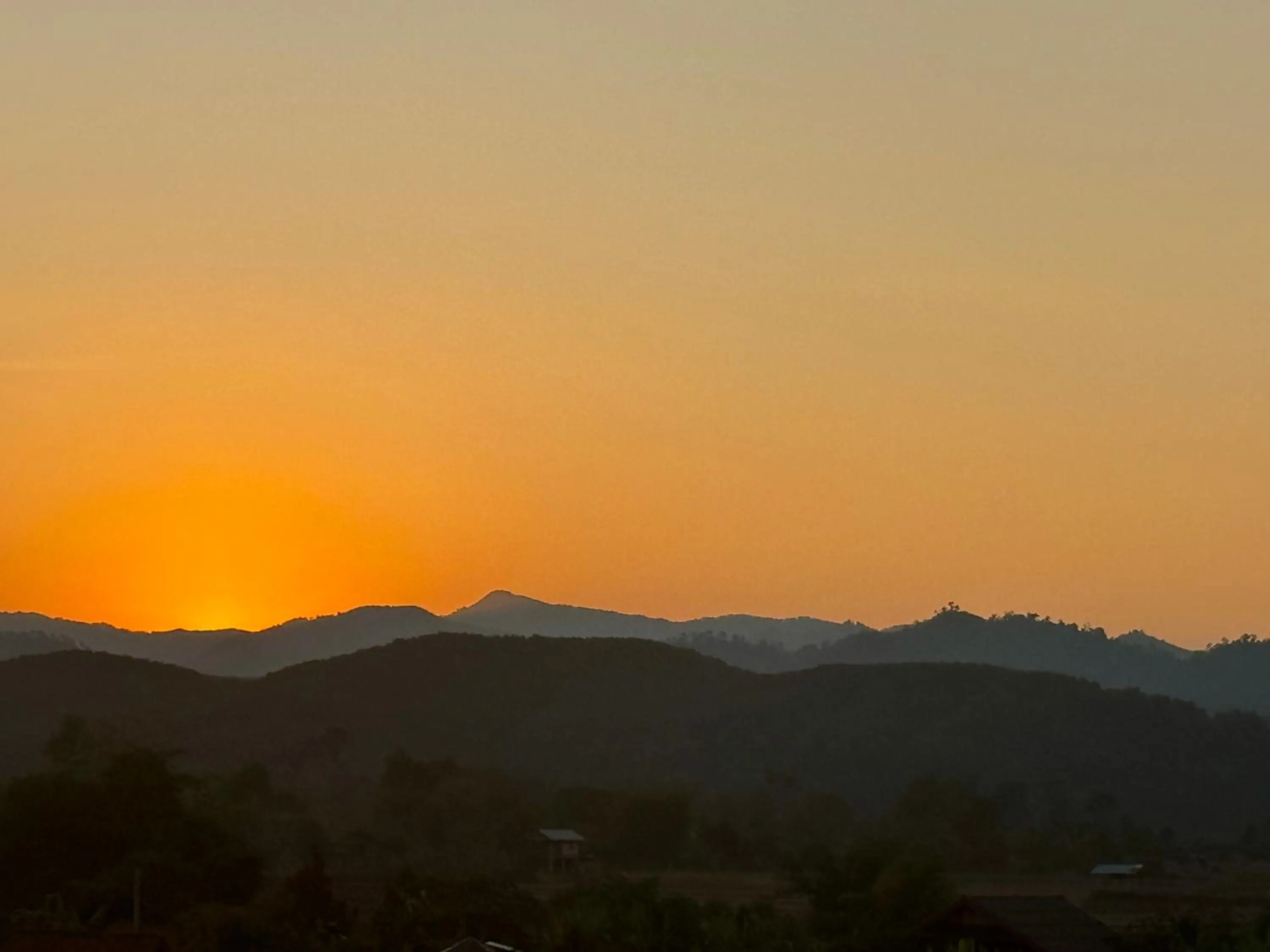 Sunset in Tulip Hotel