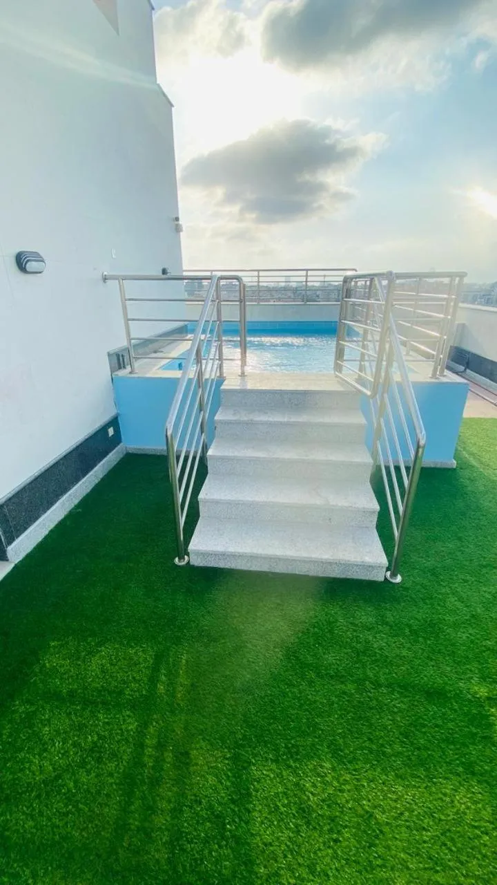 Swimming pool in Savoye Hotel