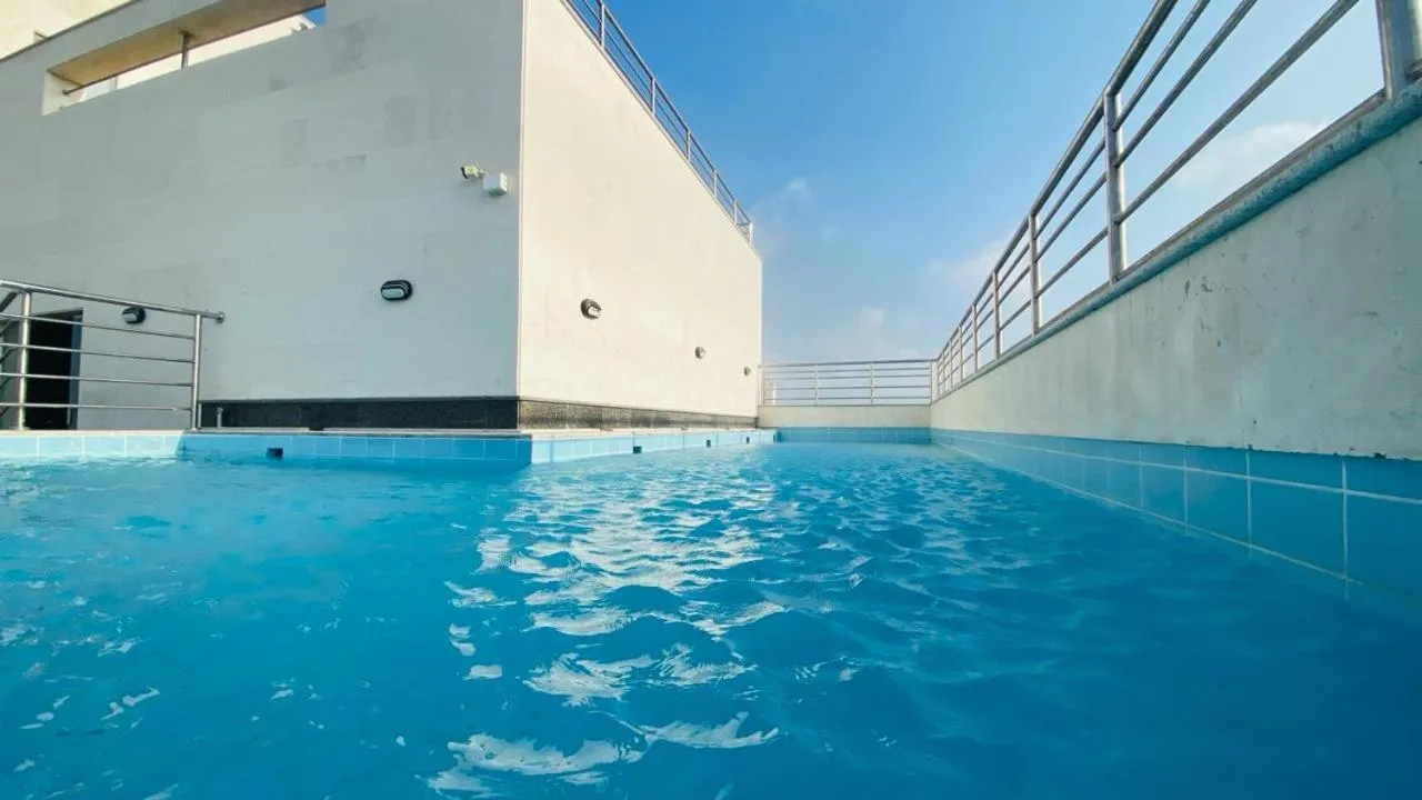 Swimming pool in Savoye Hotel