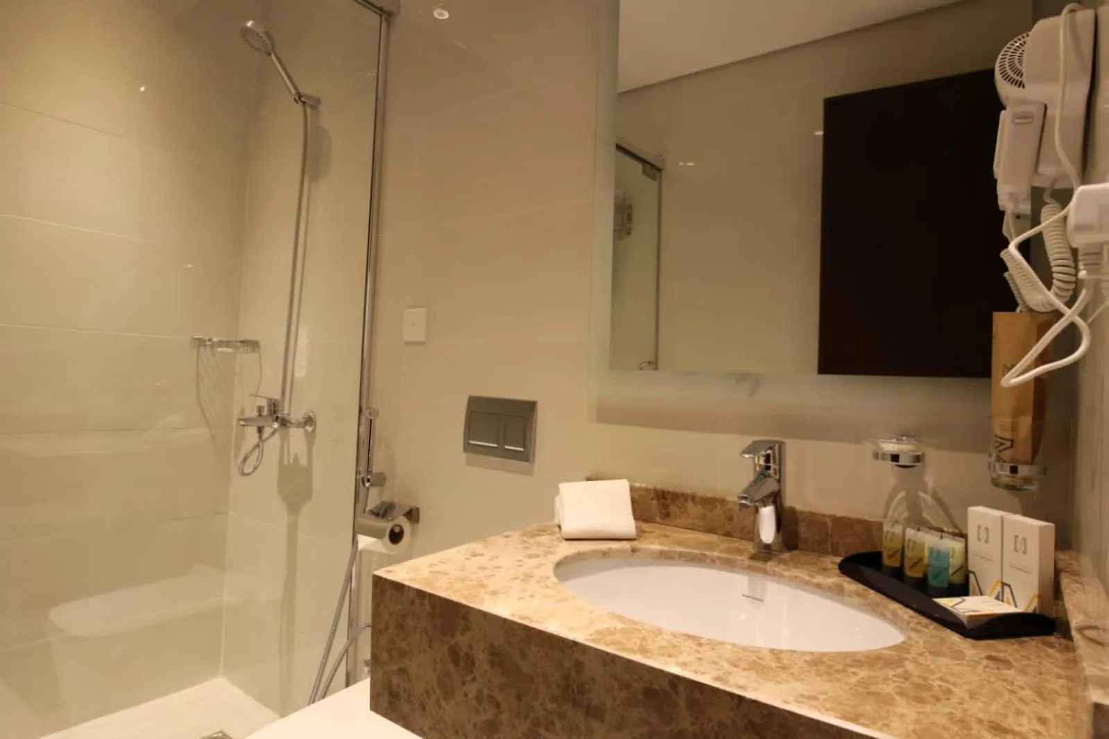 Bathroom in Savoye Hotel