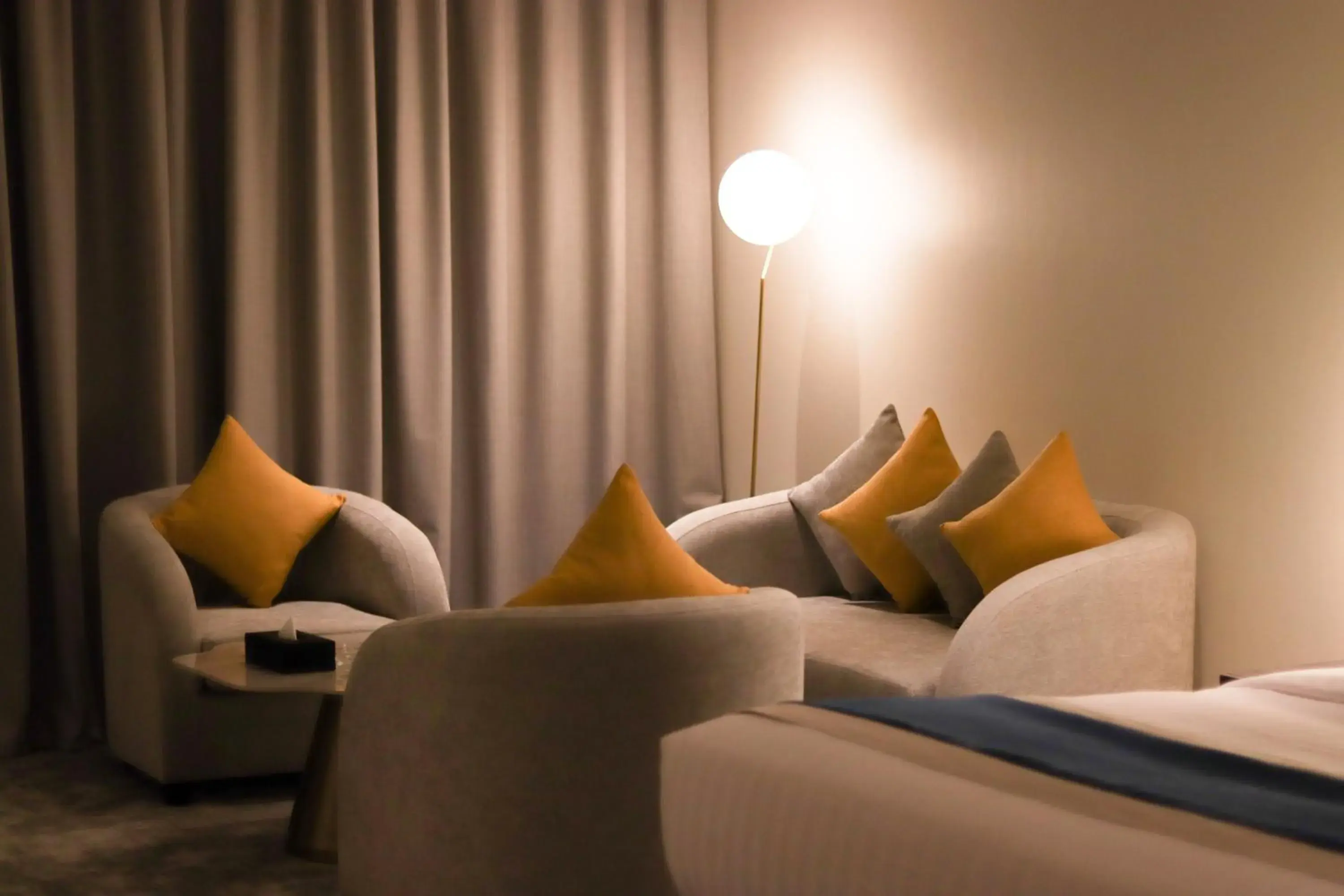 Living room, Bed in Savoye Hotel Living room, Bed in Savoye Hotel