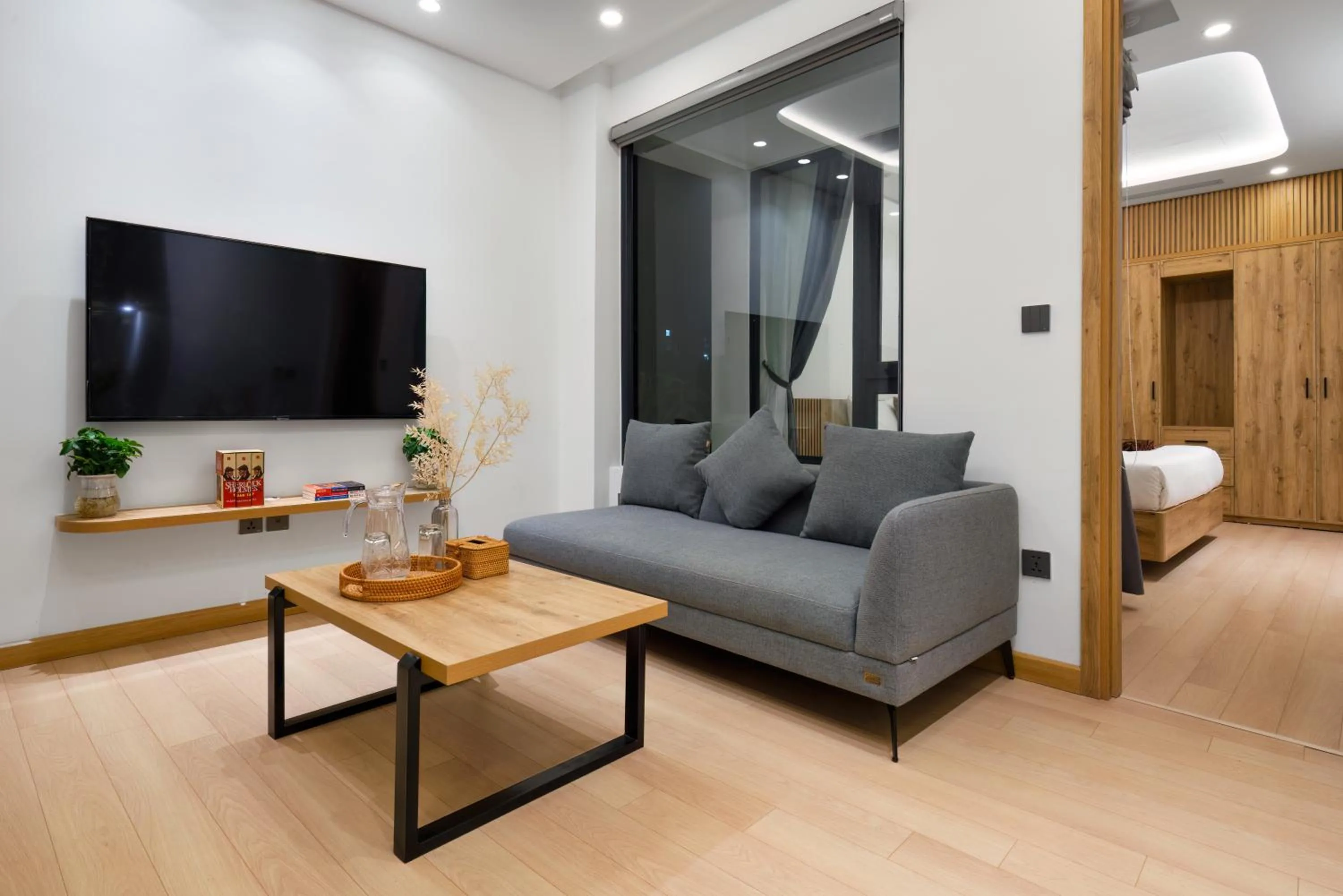 Living room in The Galaxy Home Doi Can Hotel and Apartment