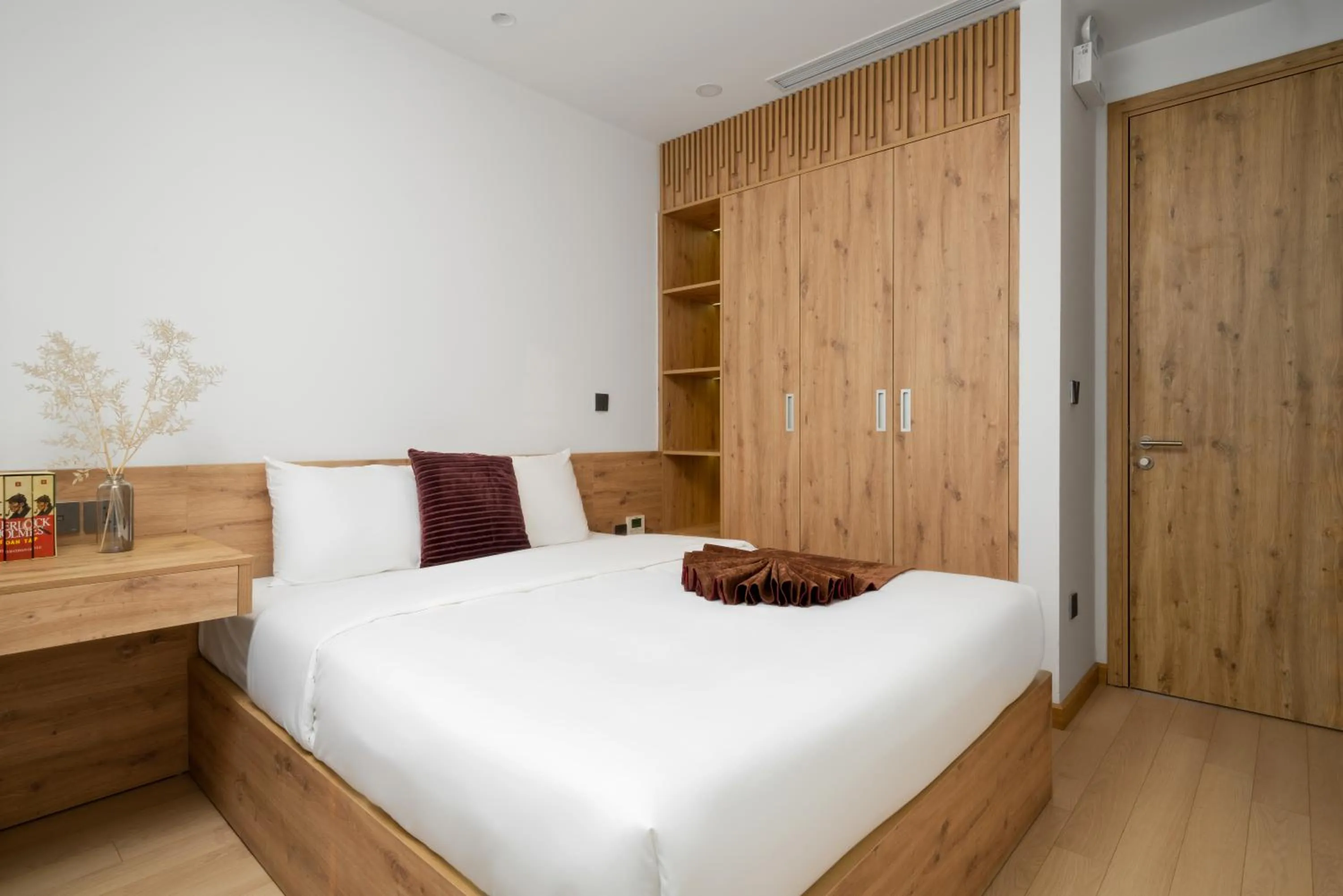 Bed in The Galaxy Home Doi Can Hotel and Apartment