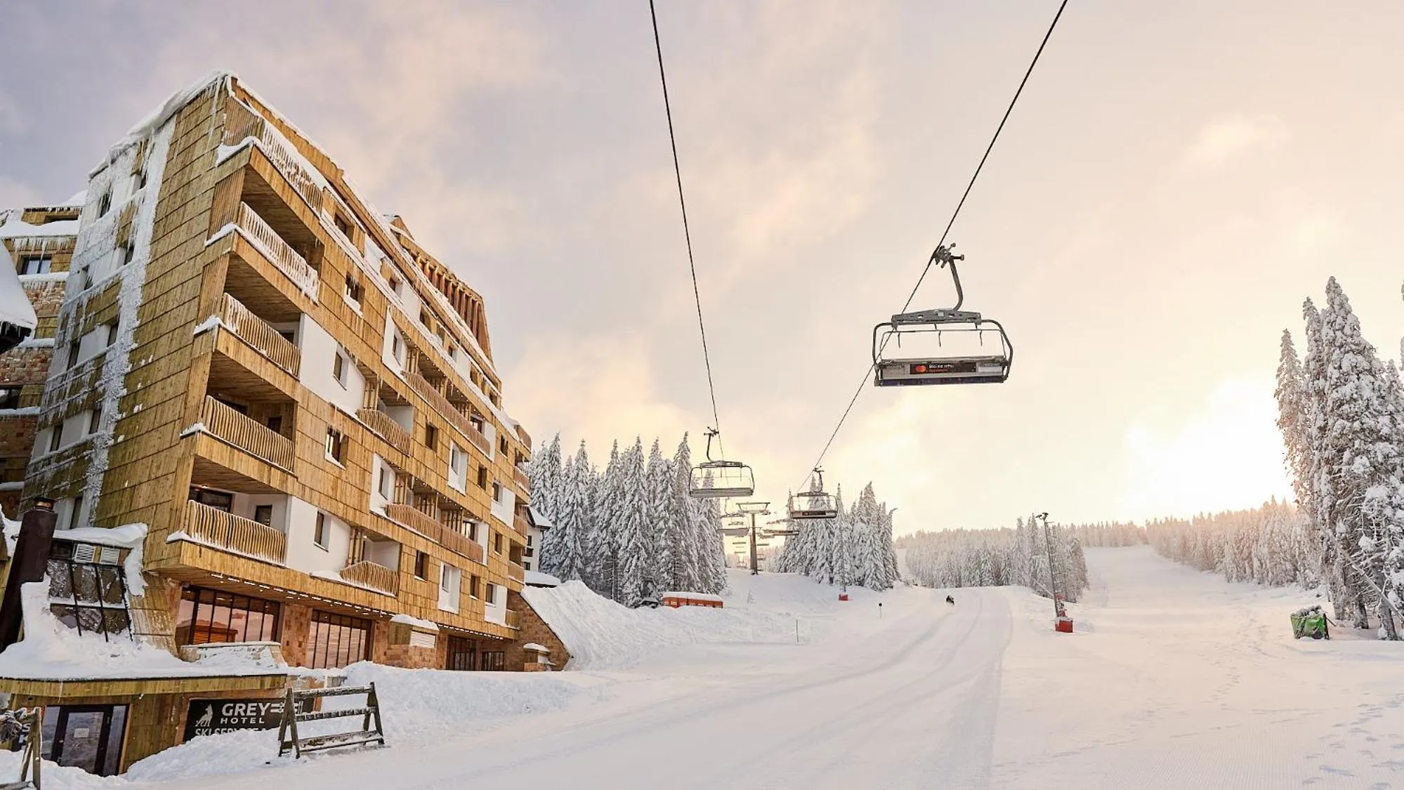 Property building in Grey Hotel Kopaonik