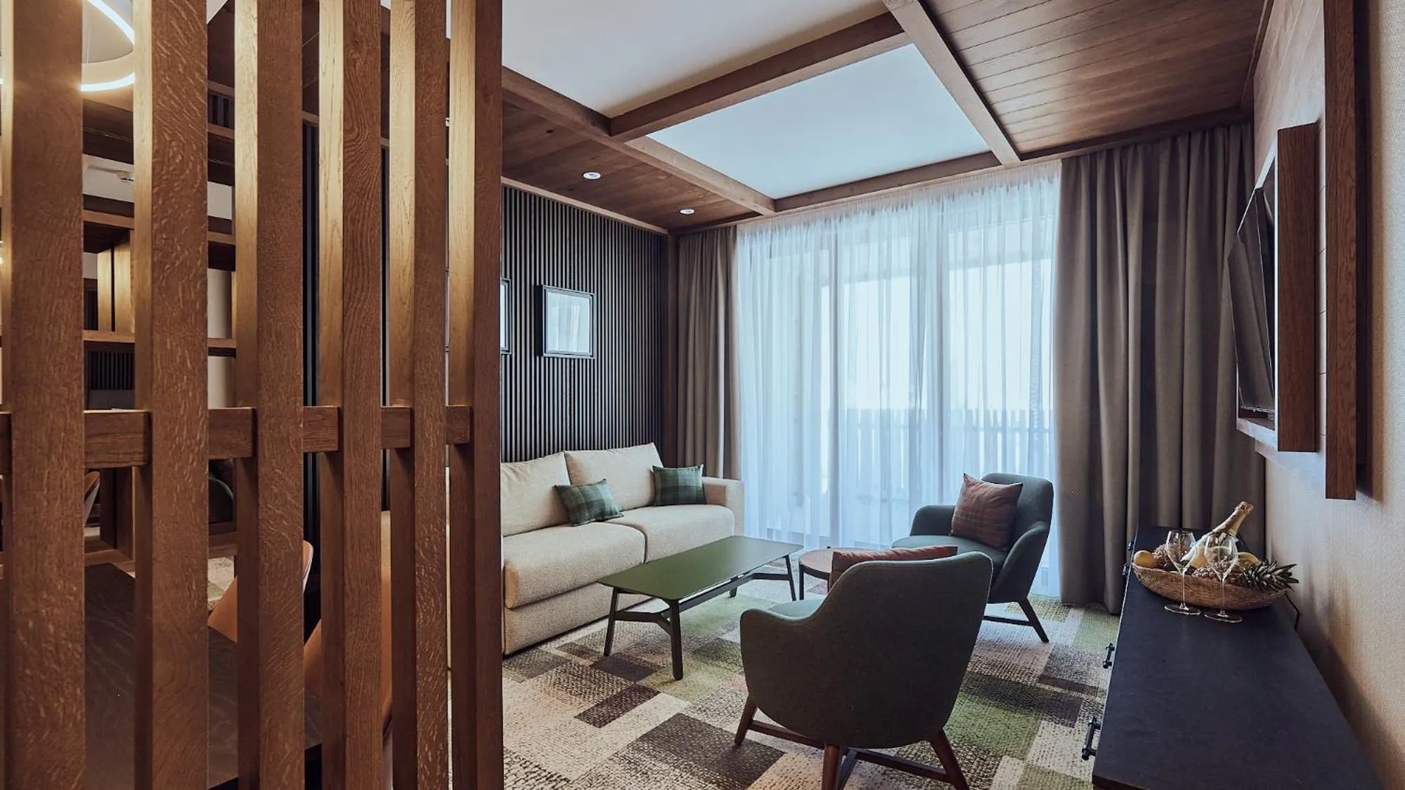 Living room, Bed in Grey Hotel Kopaonik