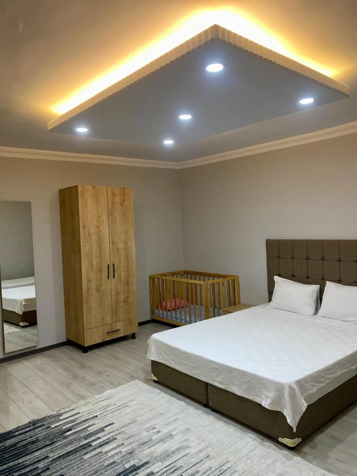 Bed in Ozn Suit Airport Hotel