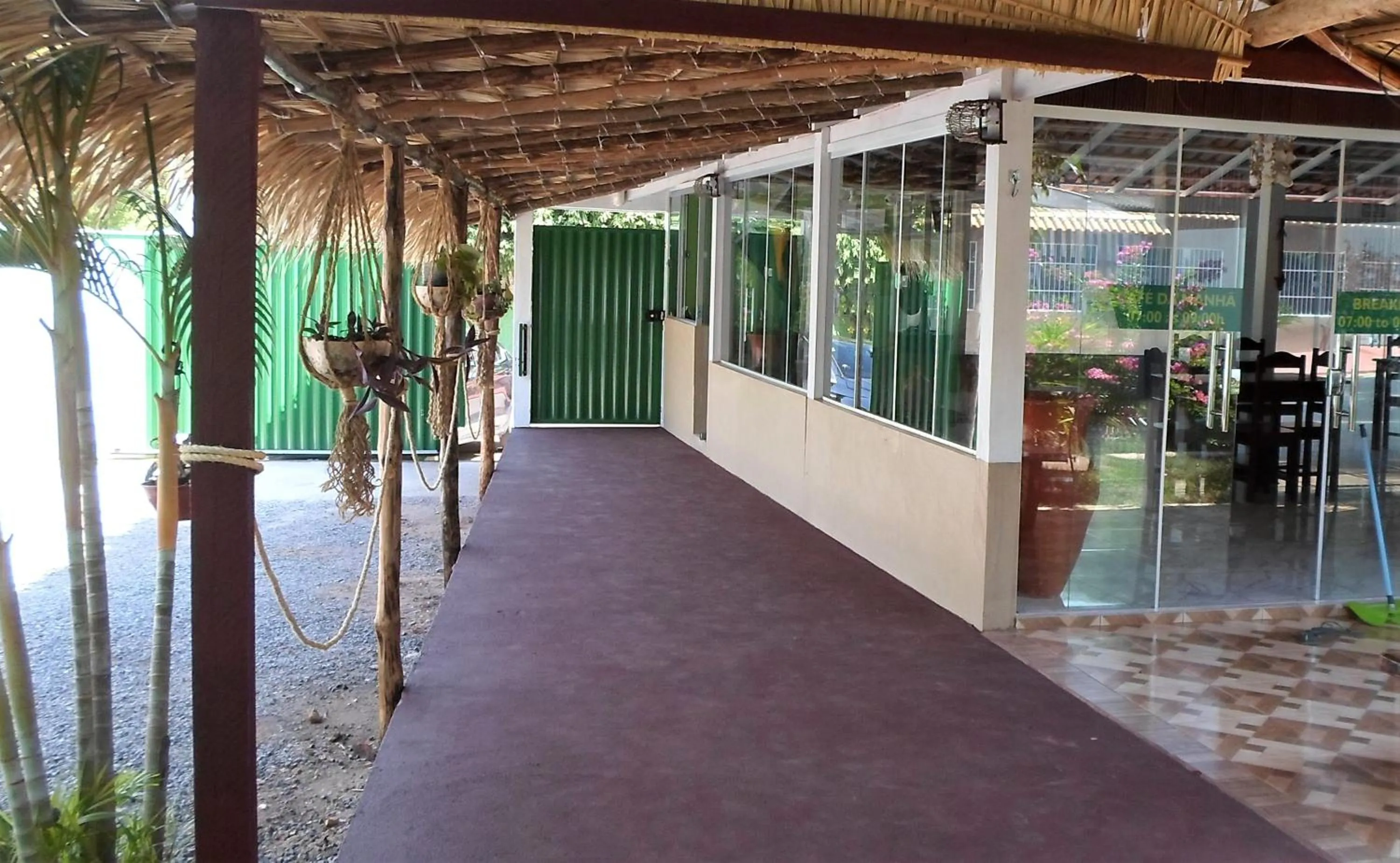 Property building in Hotel Coração Verde