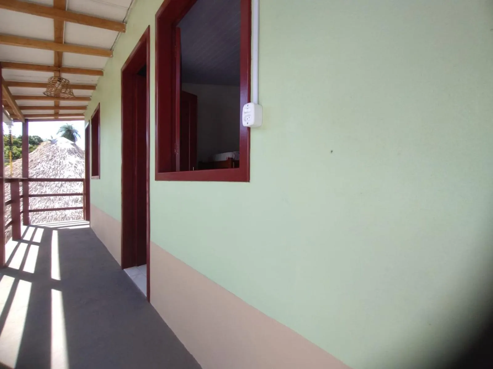 Property building in Hotel Coração Verde