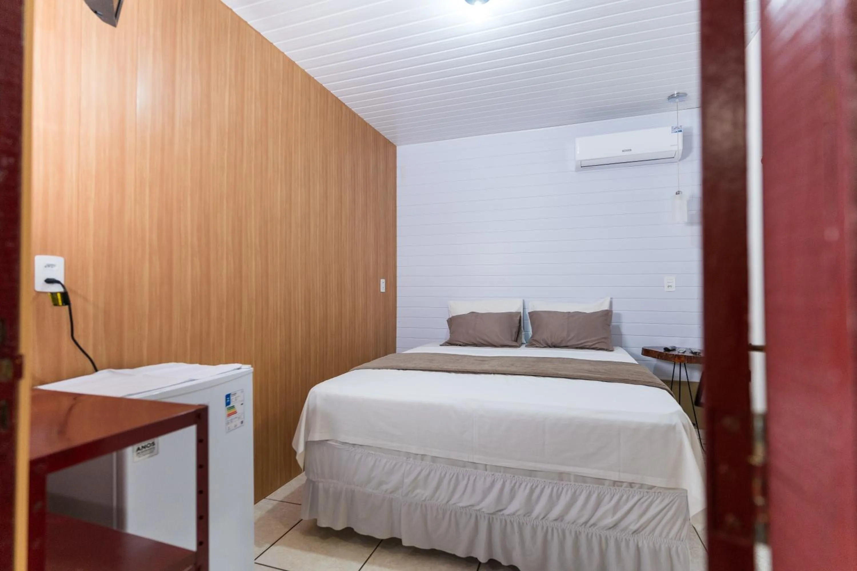 Bed in Hotel Coração Verde