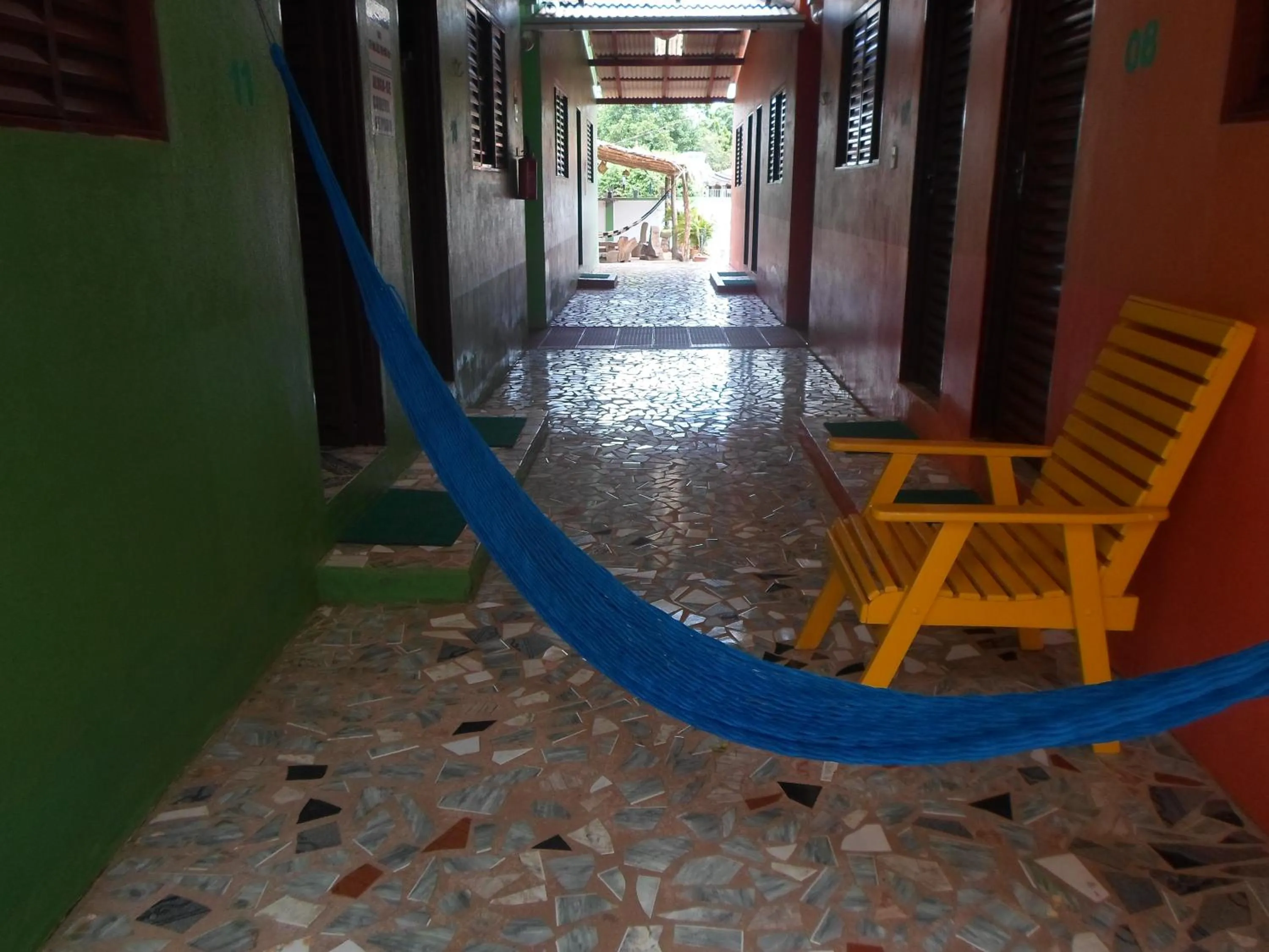 Patio in Hotel Coração Verde