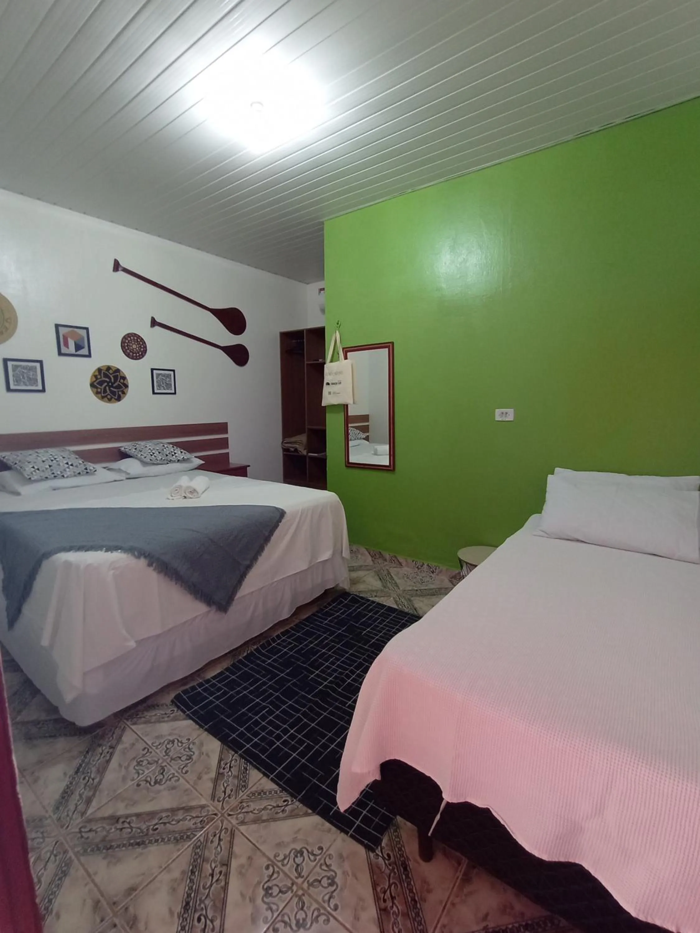 Photo of the whole room, Bed in Hotel Coração Verde