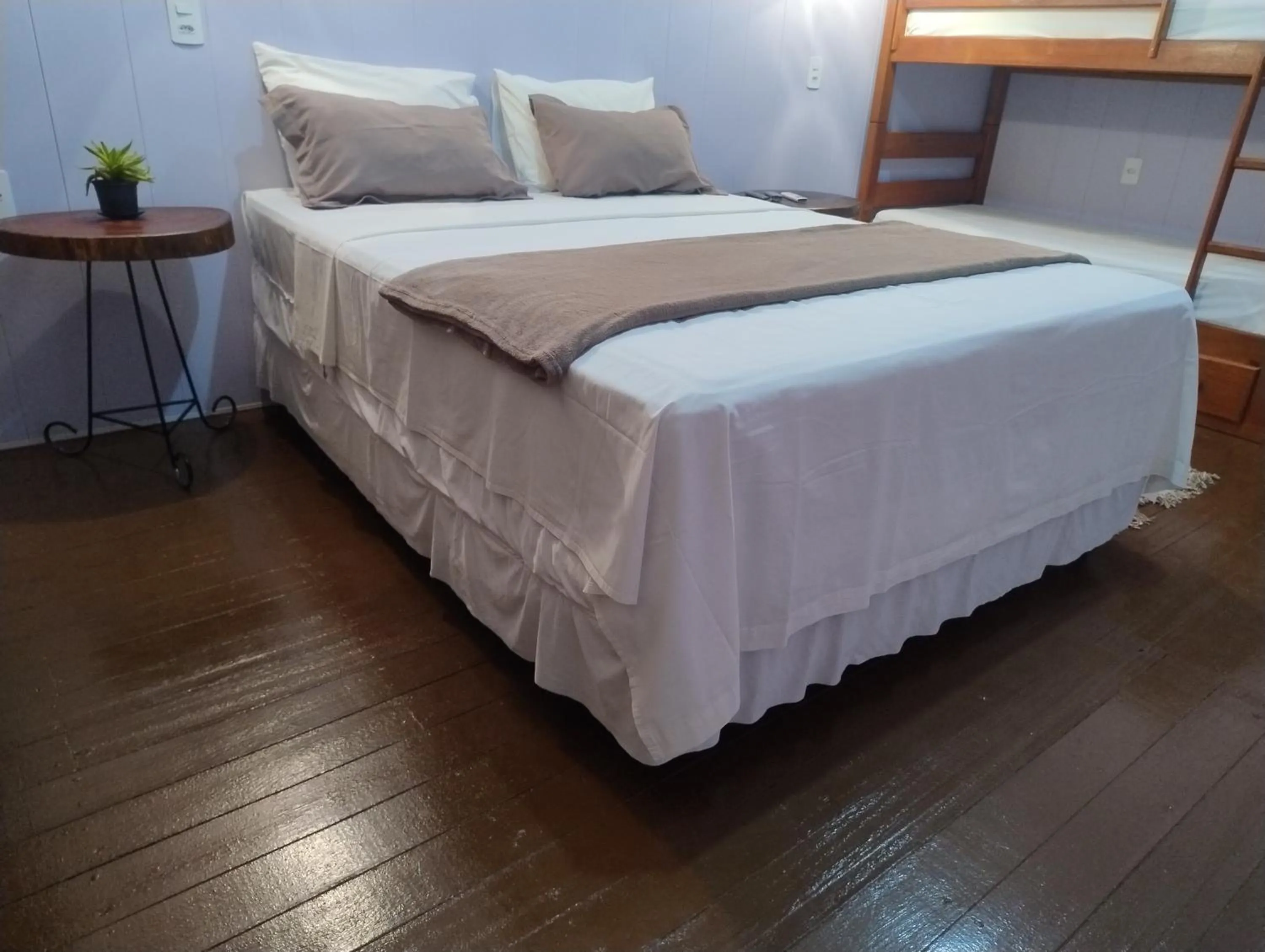 Bed in Hotel Coração Verde