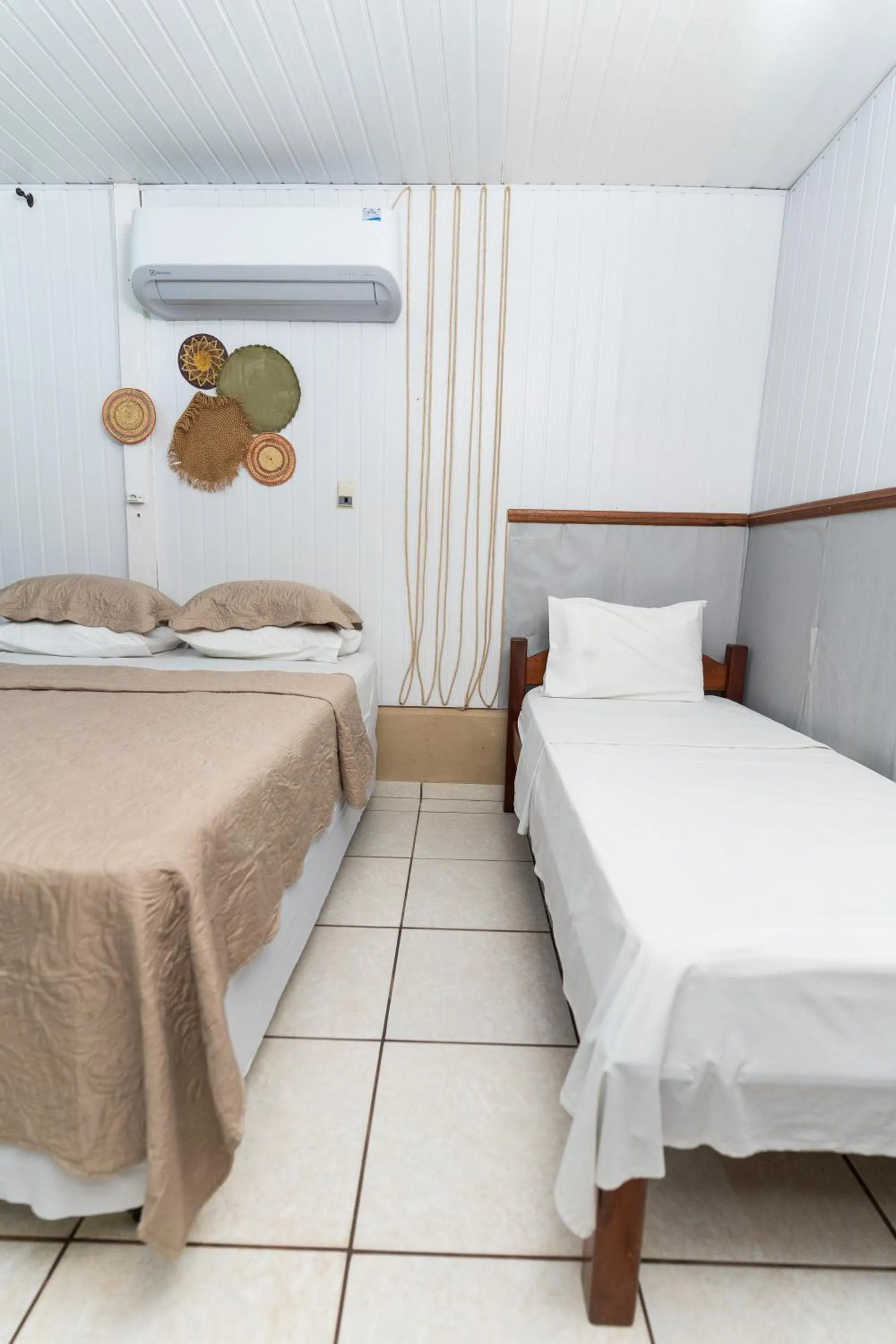 Bed in Hotel Coração Verde