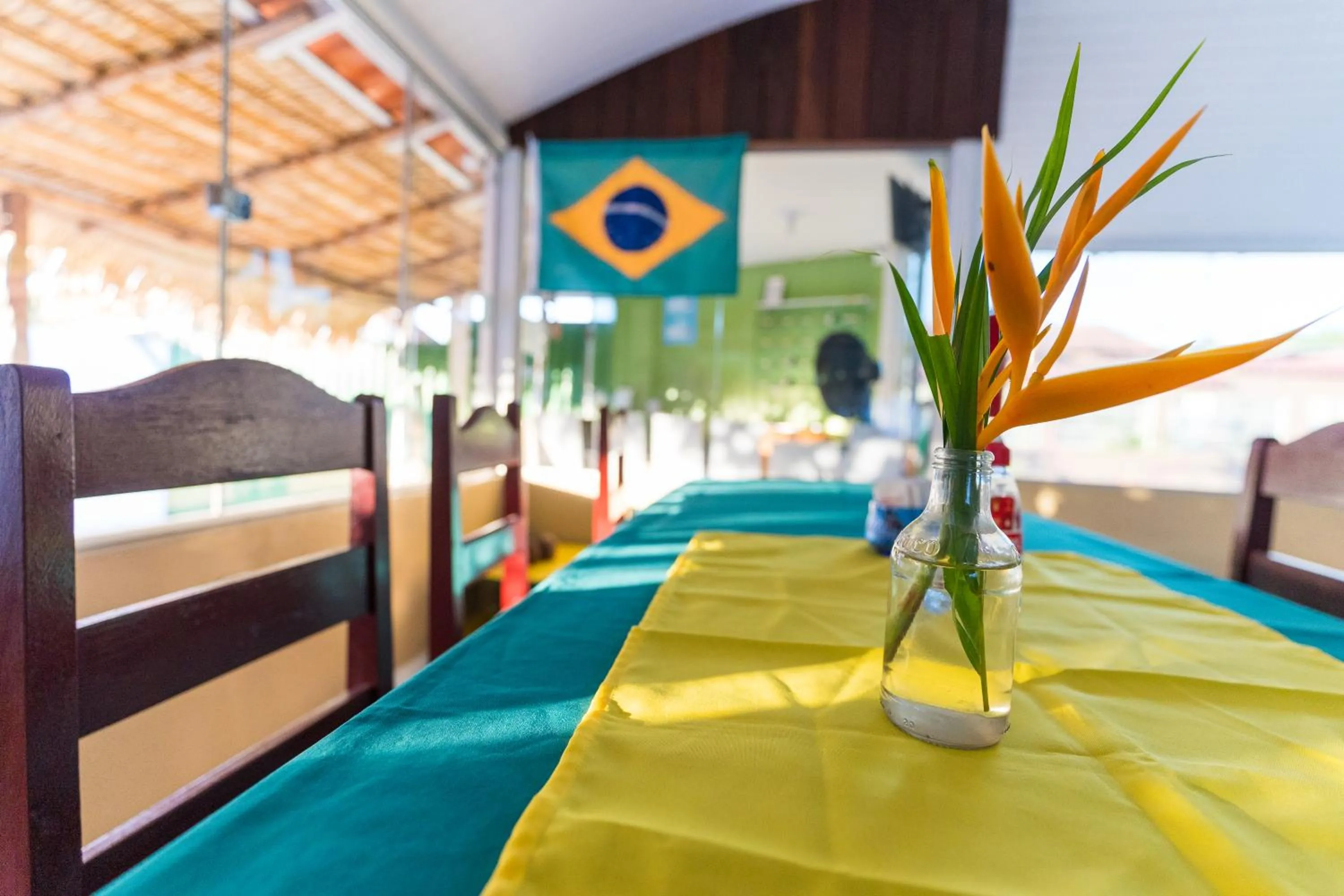 Decorative detail, Bed in Hotel Coração Verde