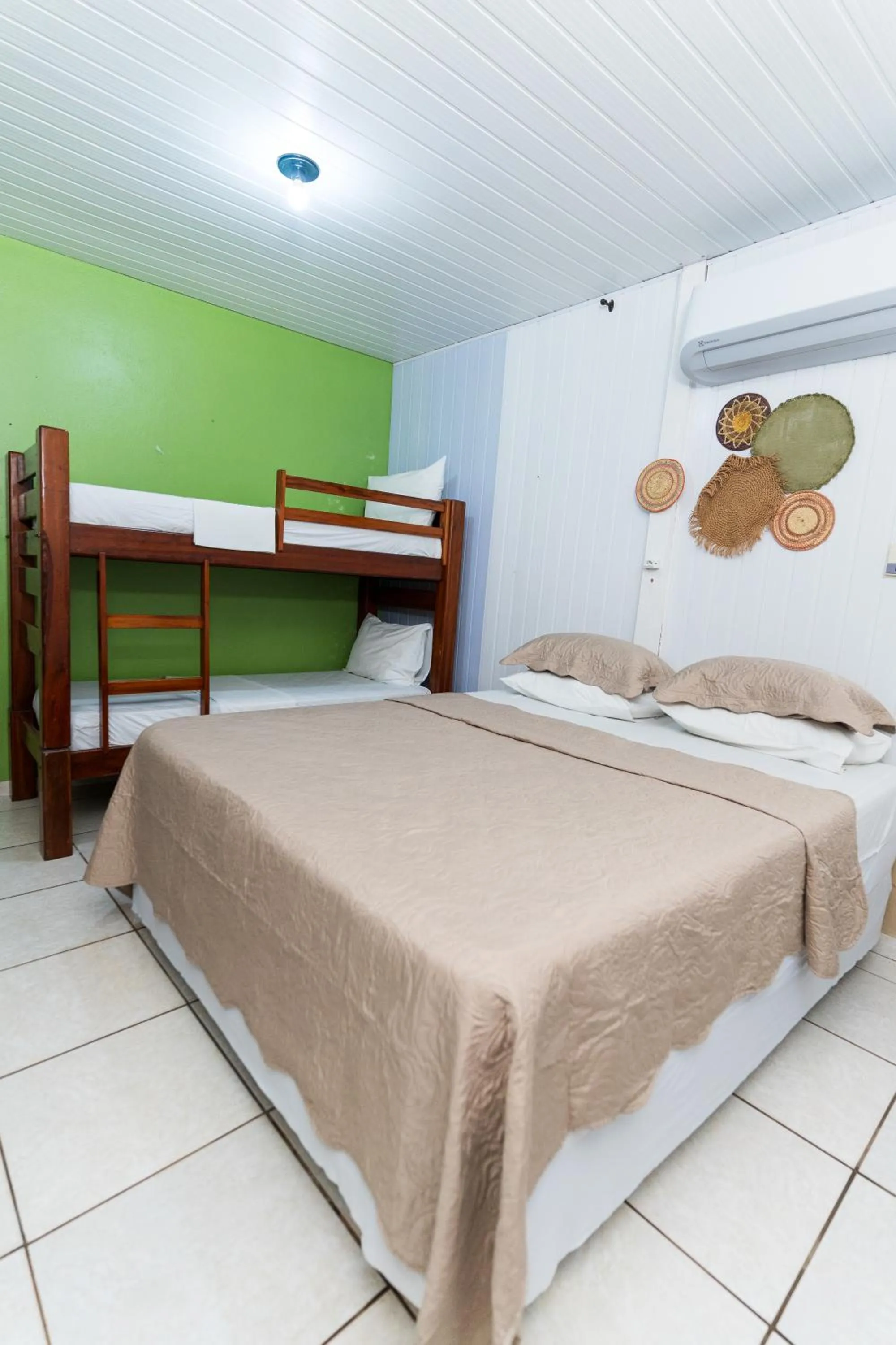 Bed in Hotel Coração Verde