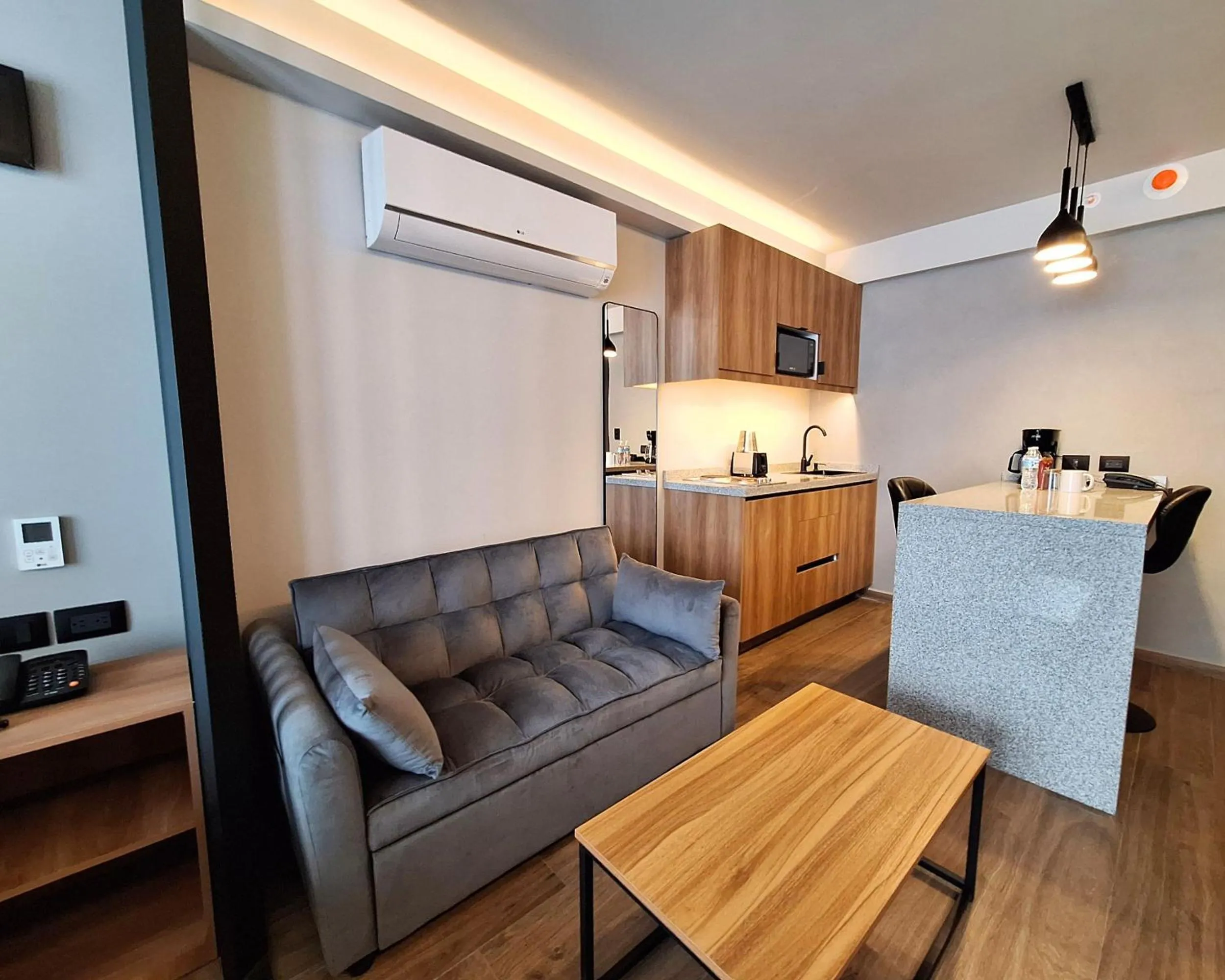 kitchen in Hotel Block Suites