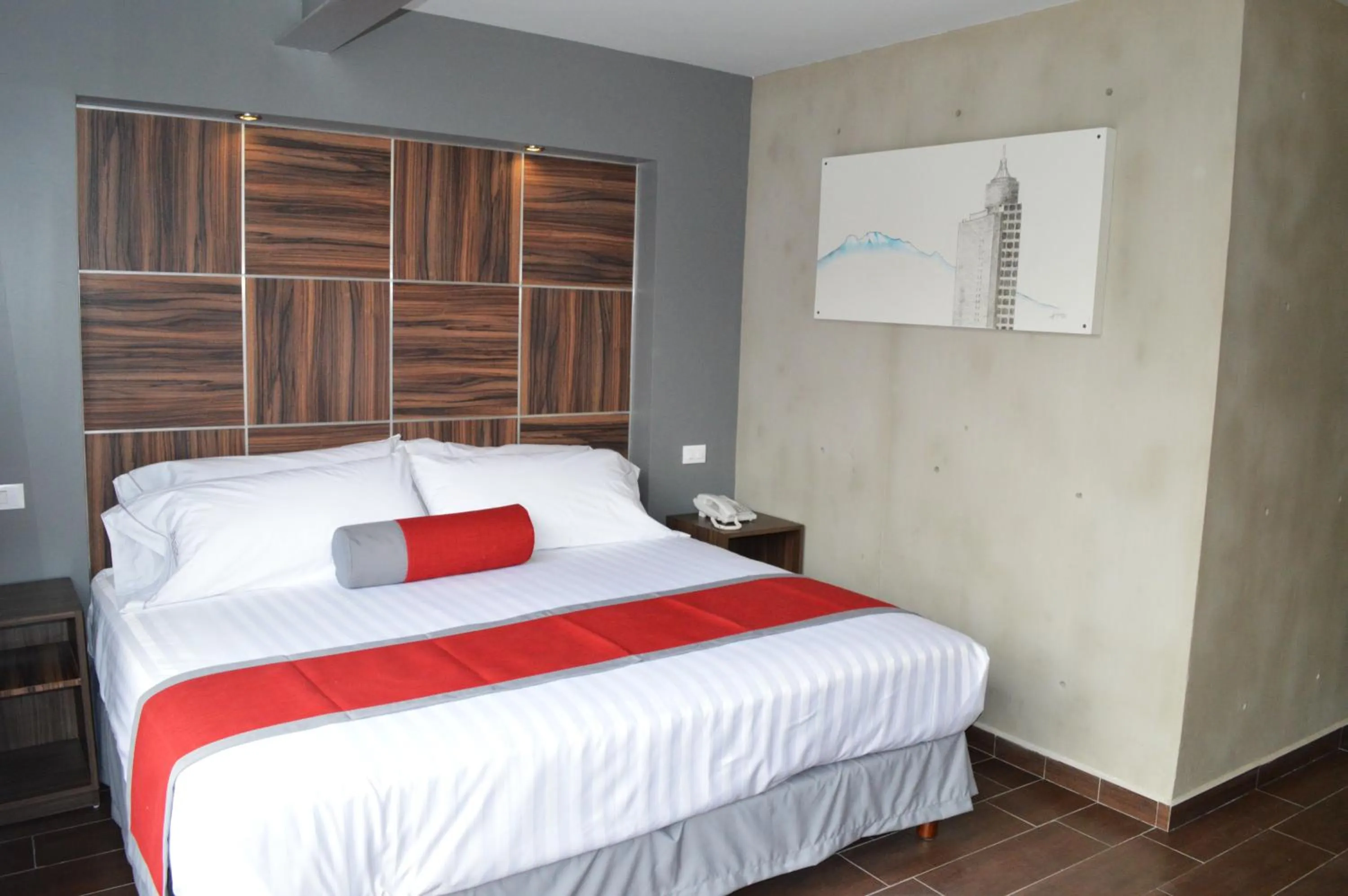 Bedroom, Bed in Hotel Block Suites