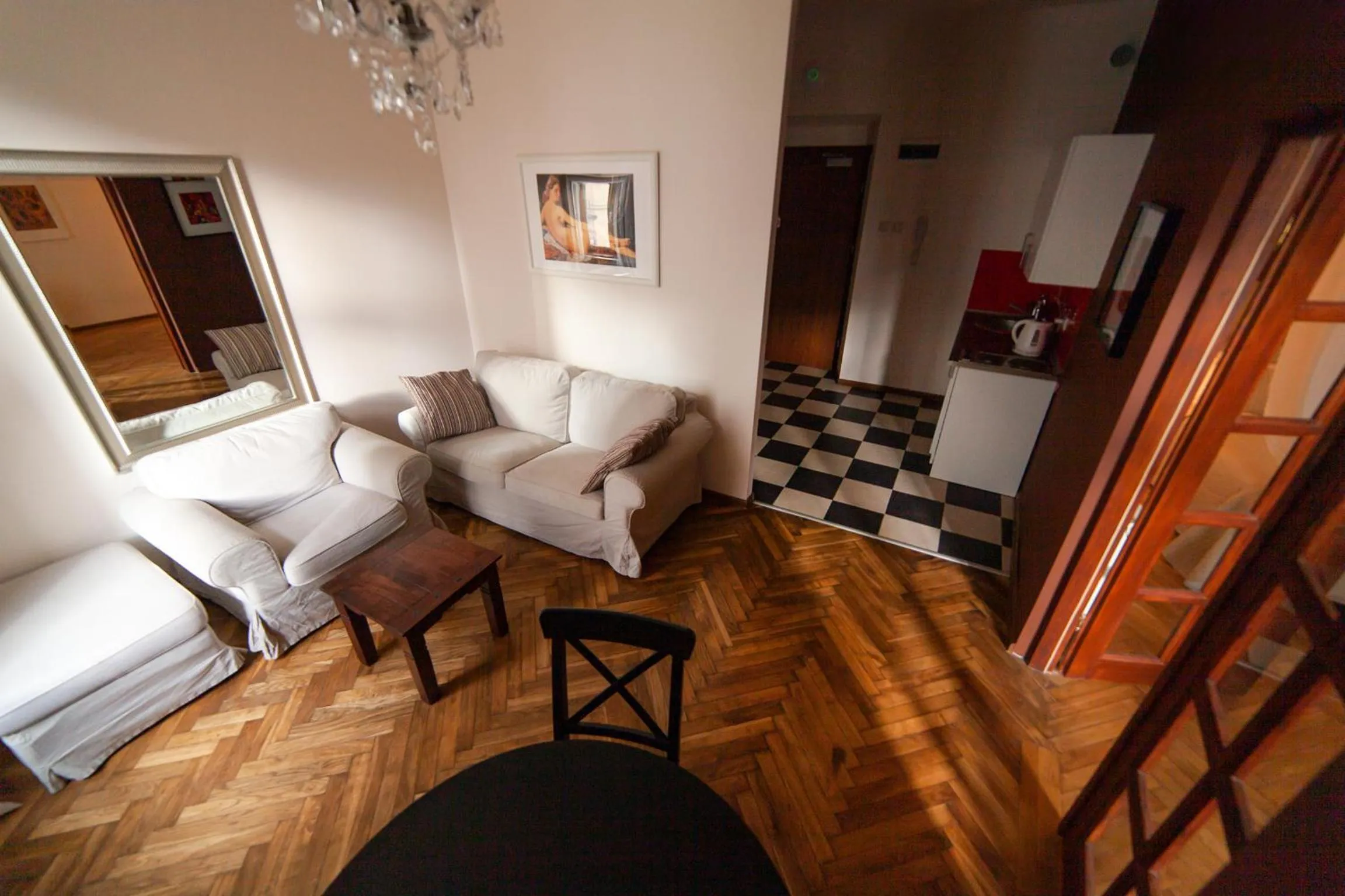 Living room in Lounge Apartments