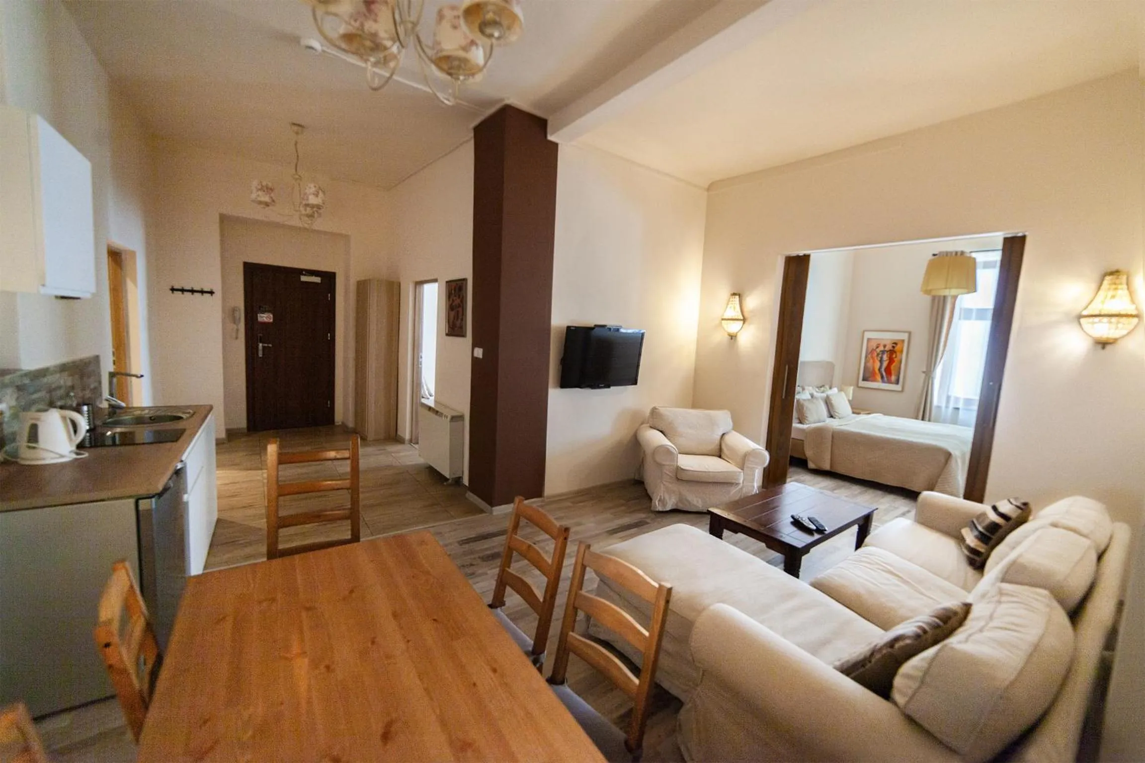 Living room in Lounge Apartments