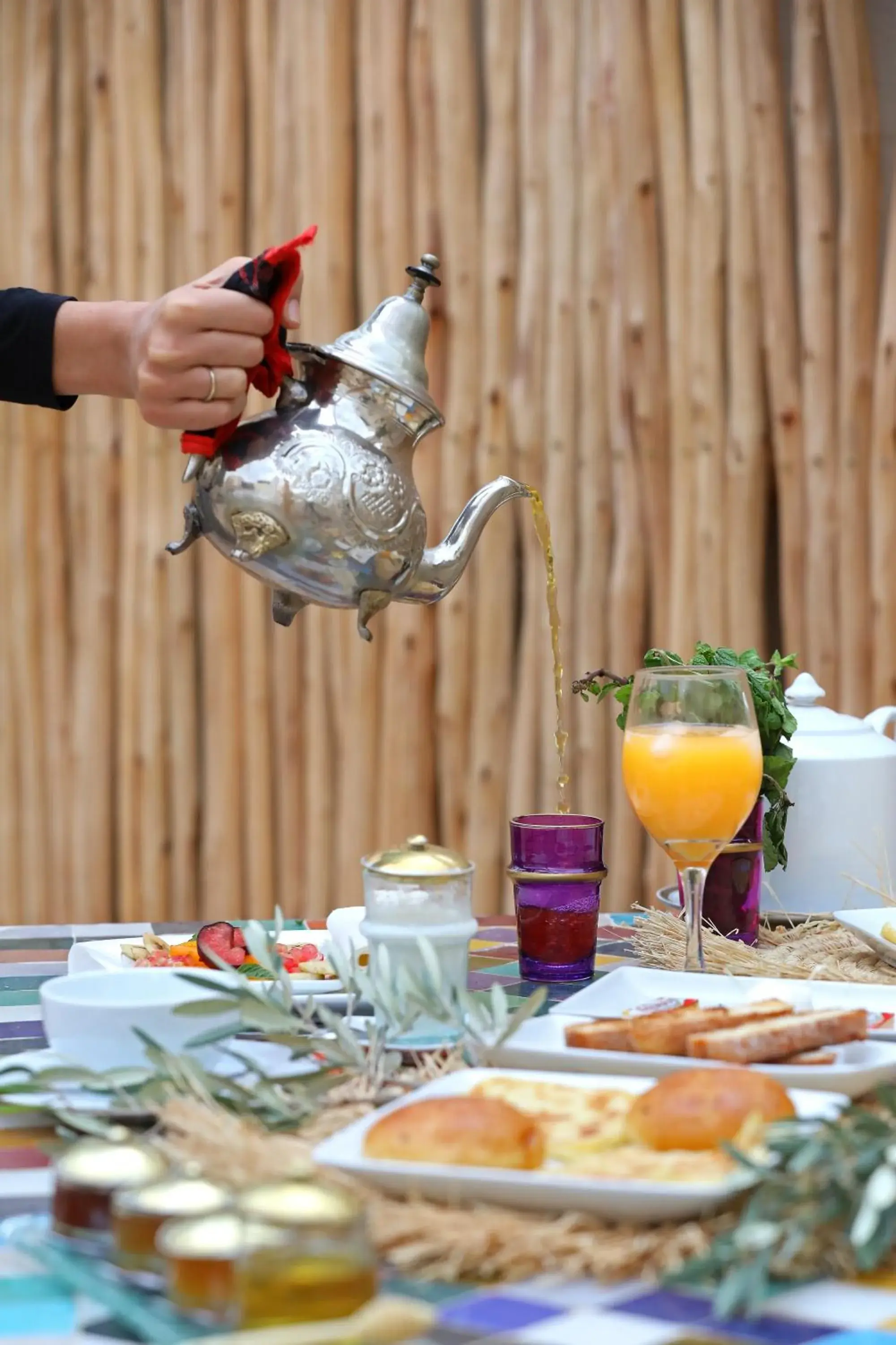 Food and drinks in Riad Al Badia Food and drinks in Riad Al Badia