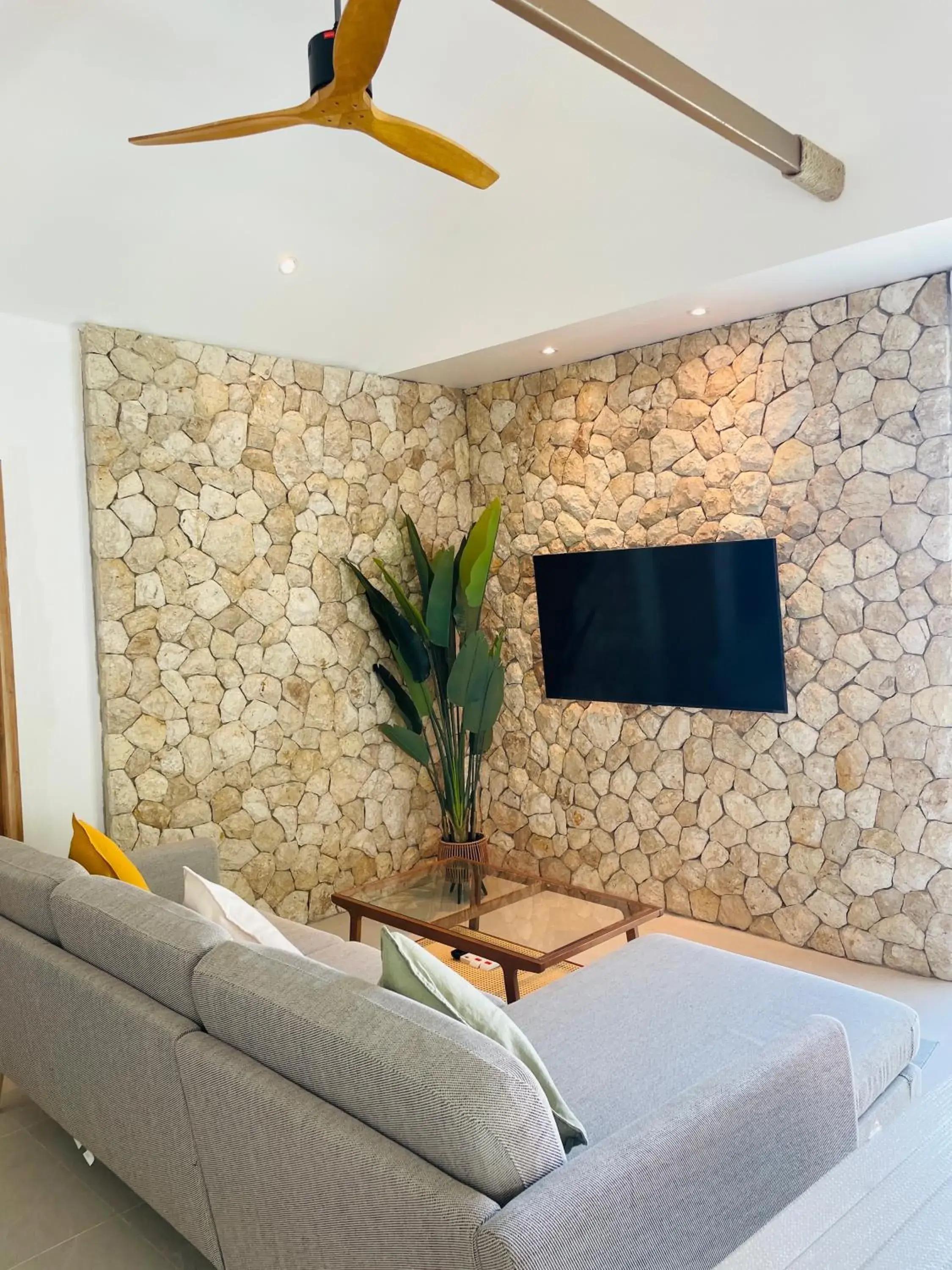 Living room in Baan Saint-Tropez Seaview Villas Kata Beach Living room in Baan Saint-Tropez Seaview Villas Kata Beach