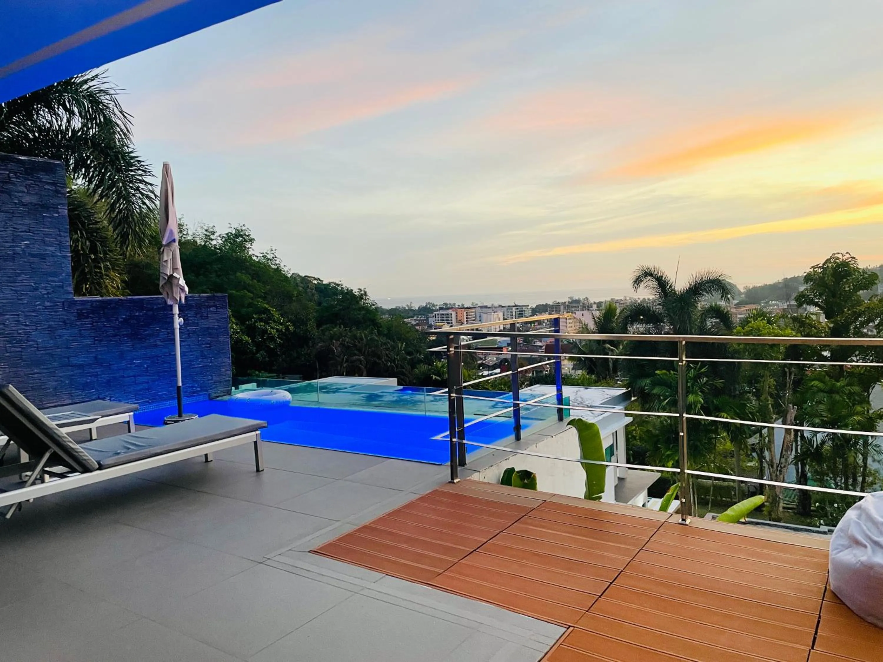 Natural landscape in Baan Saint-Tropez Seaview Villas Kata Beach