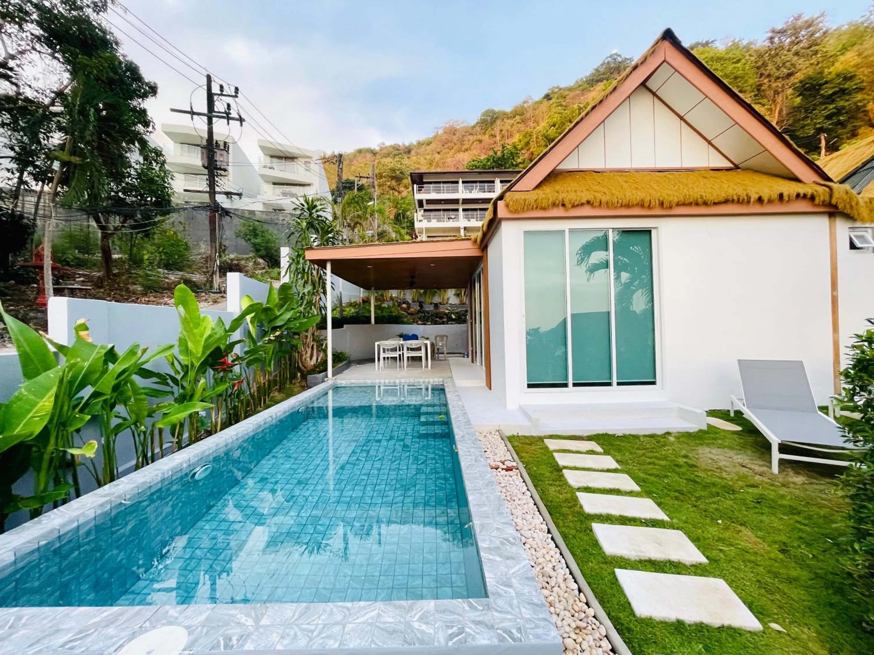 Swimming pool in Baan Saint-Tropez Seaview Villas Kata Beach