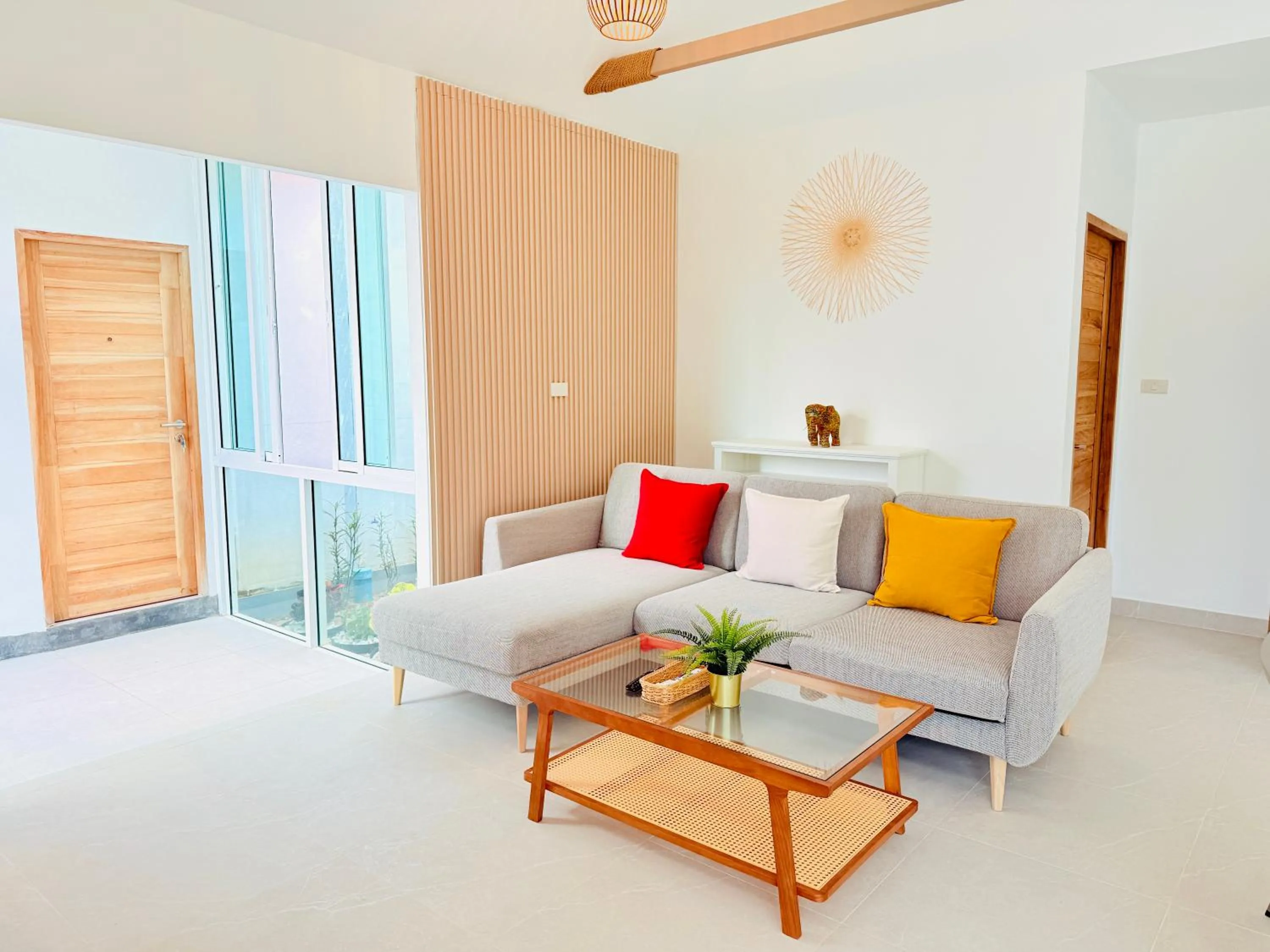 Bed in Baan Saint-Tropez Seaview Villas Kata Beach