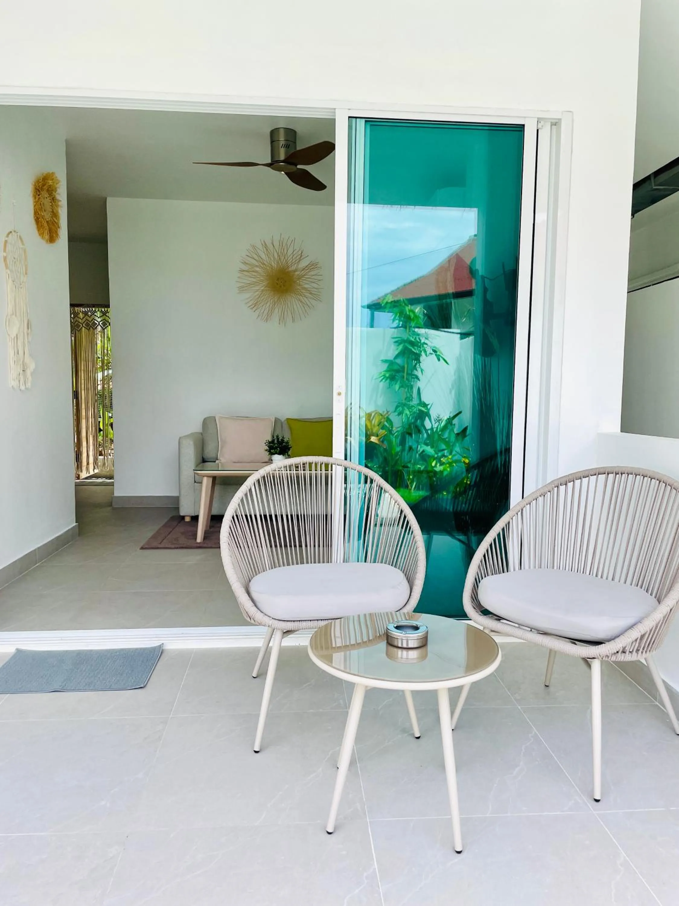 Patio in Baan Saint-Tropez Seaview Villas Kata Beach