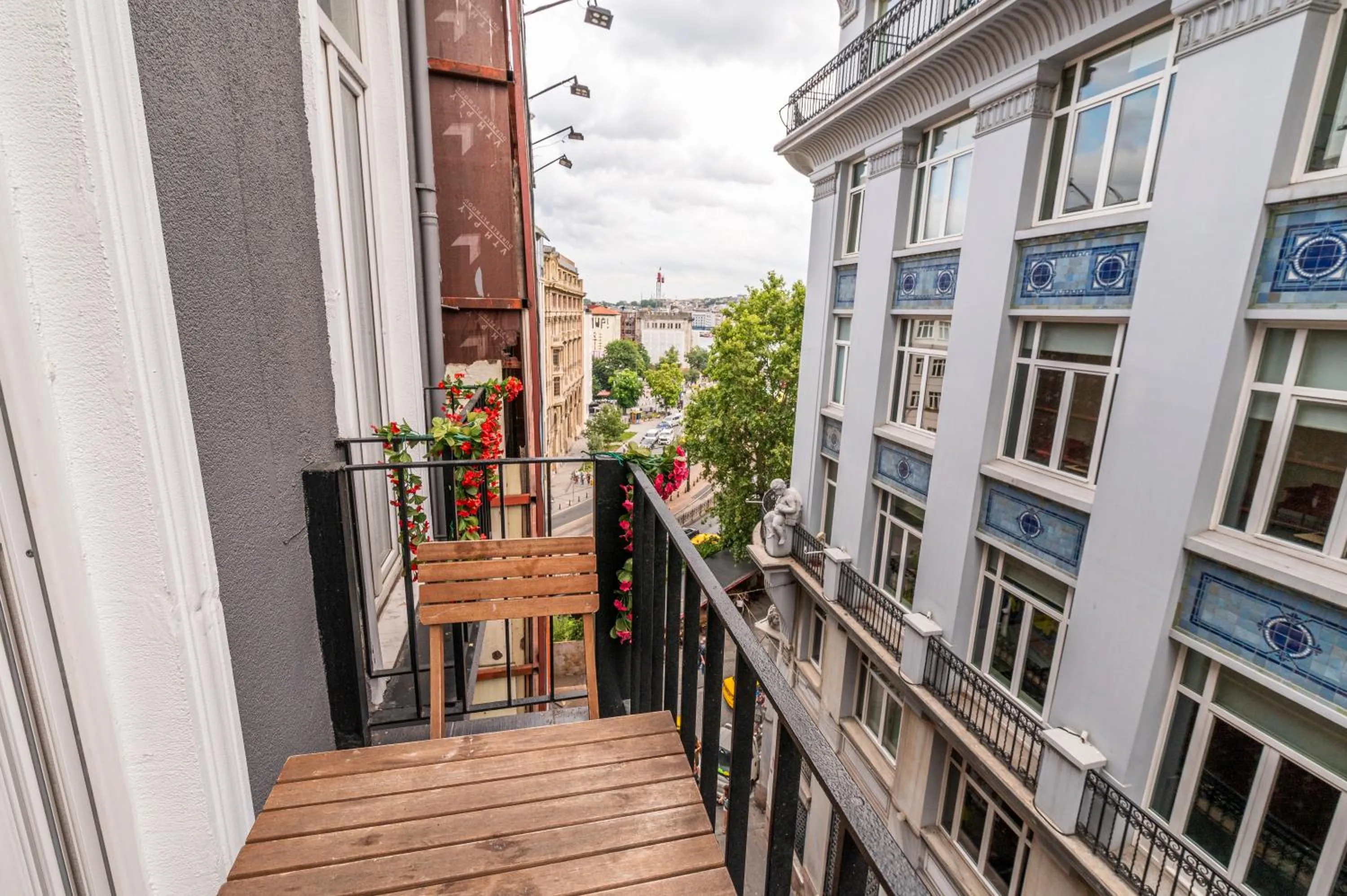 Balcony/Terrace in Karakoy Aparts Hotel - Special Category