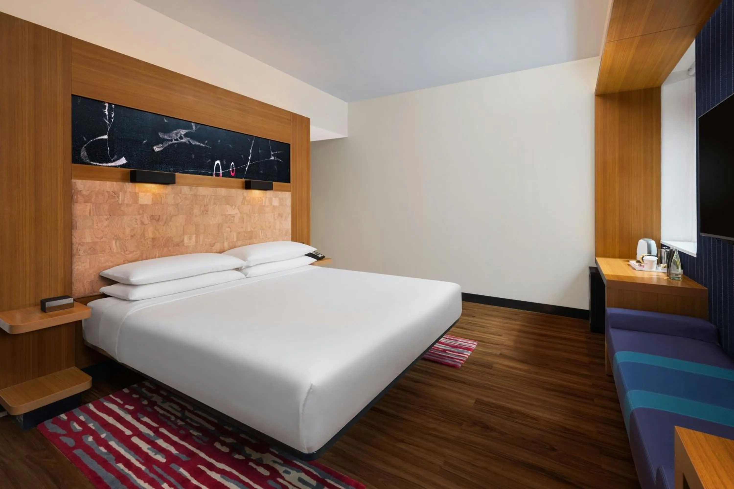 Lounge or bar, Bed in Aloft Bengaluru Outer Ring Road