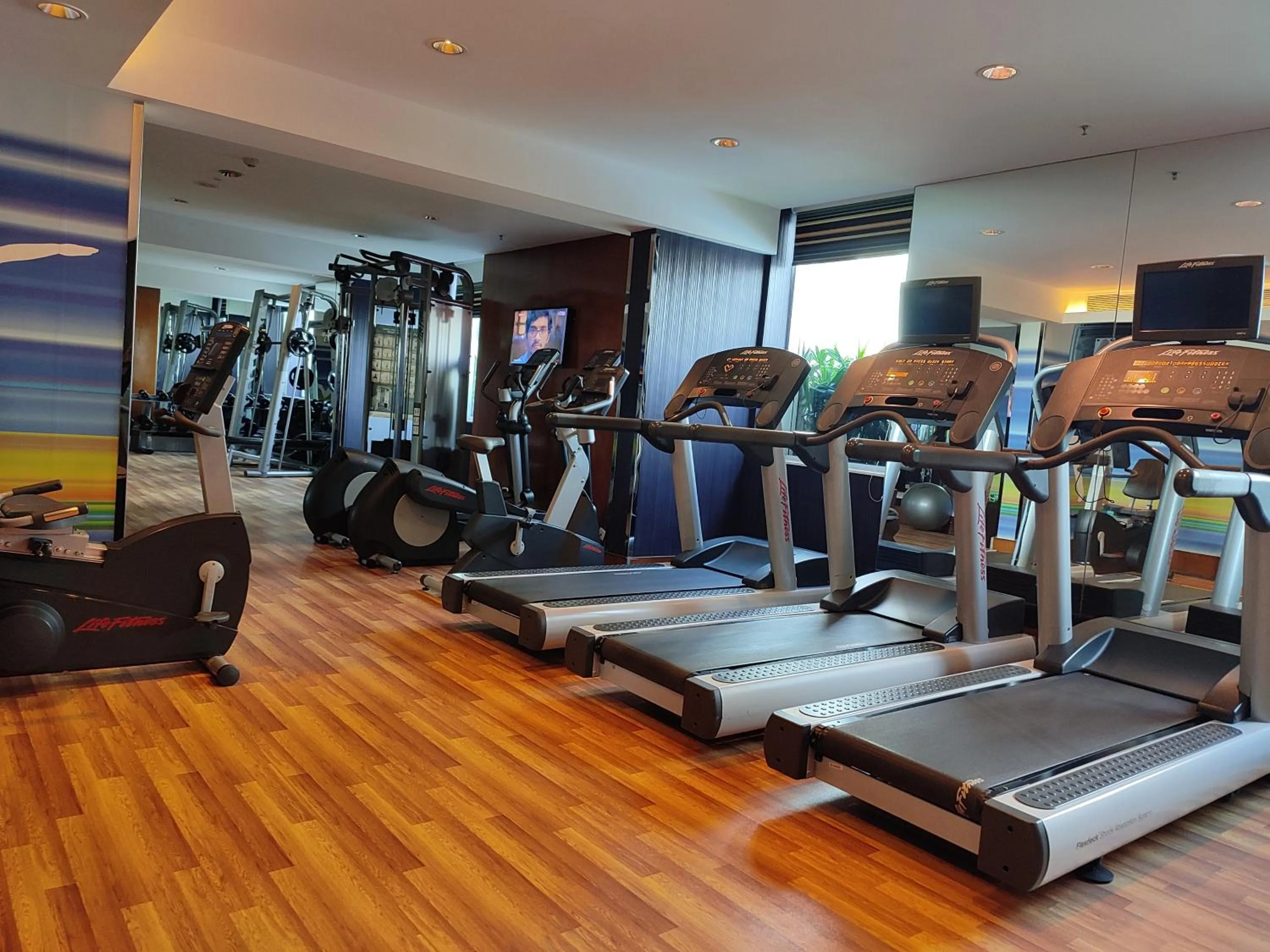 Swimming pool in Aloft Bengaluru Outer Ring Road