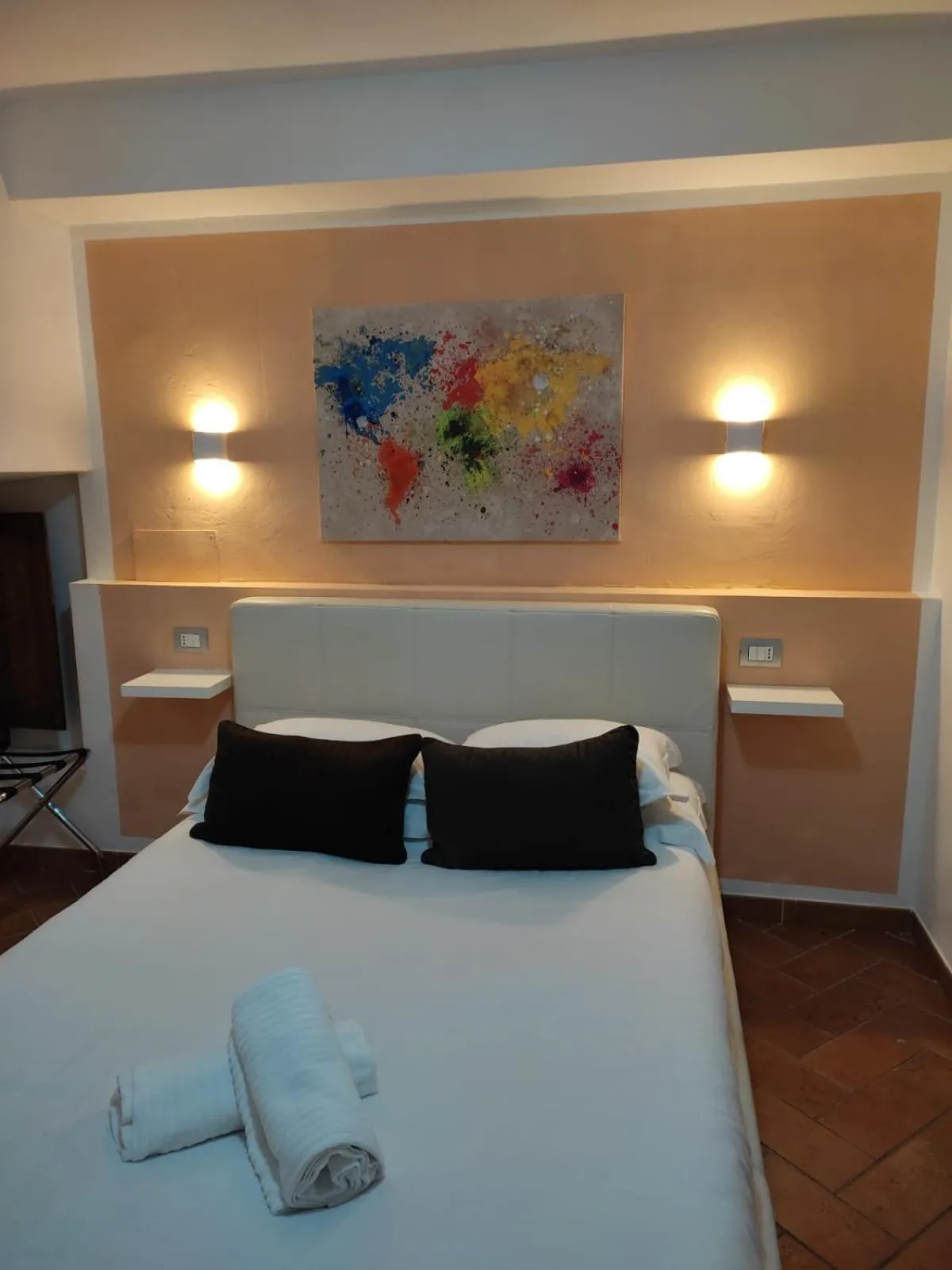 Bed in Relais Arco Della Pace