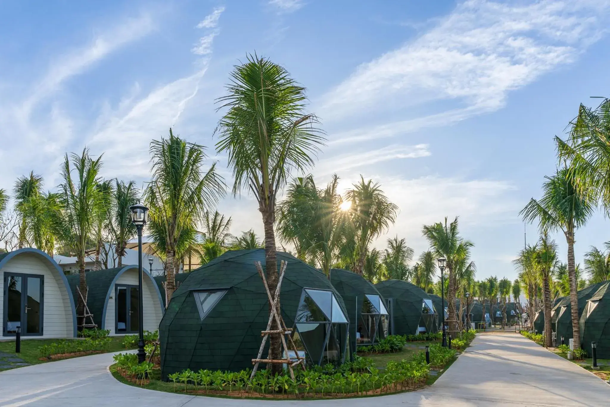 Garden view in Wonderland Resort Phan Thiet Garden view in Wonderland Resort Phan Thiet