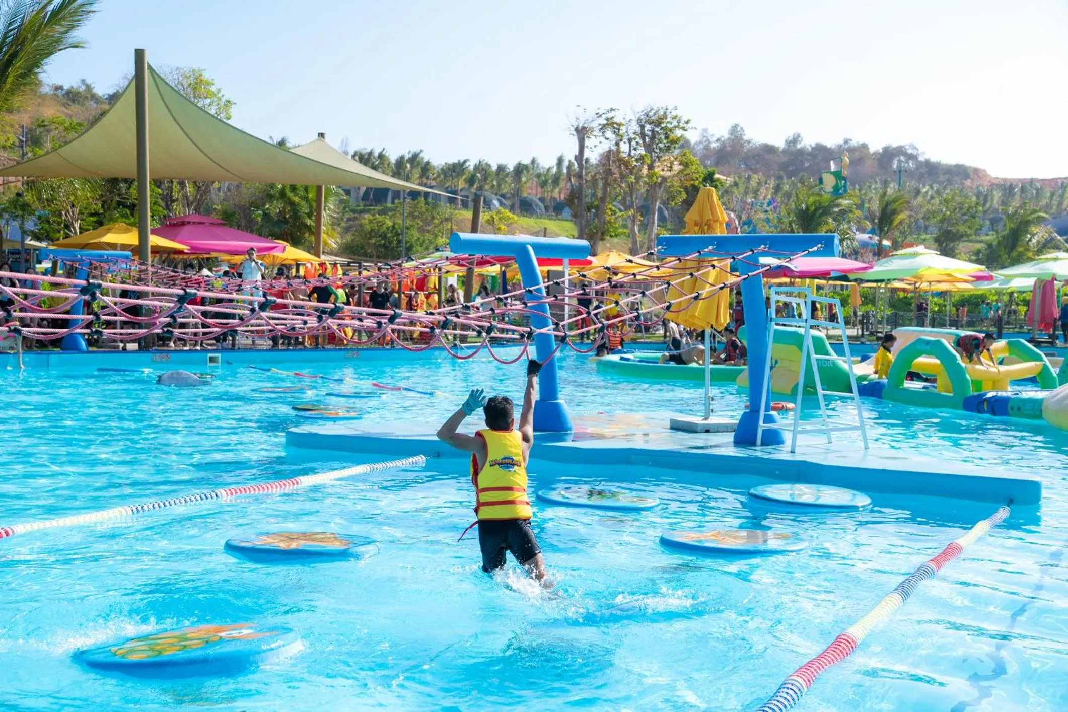 Aqua park in Wonderland Resort Phan Thiet