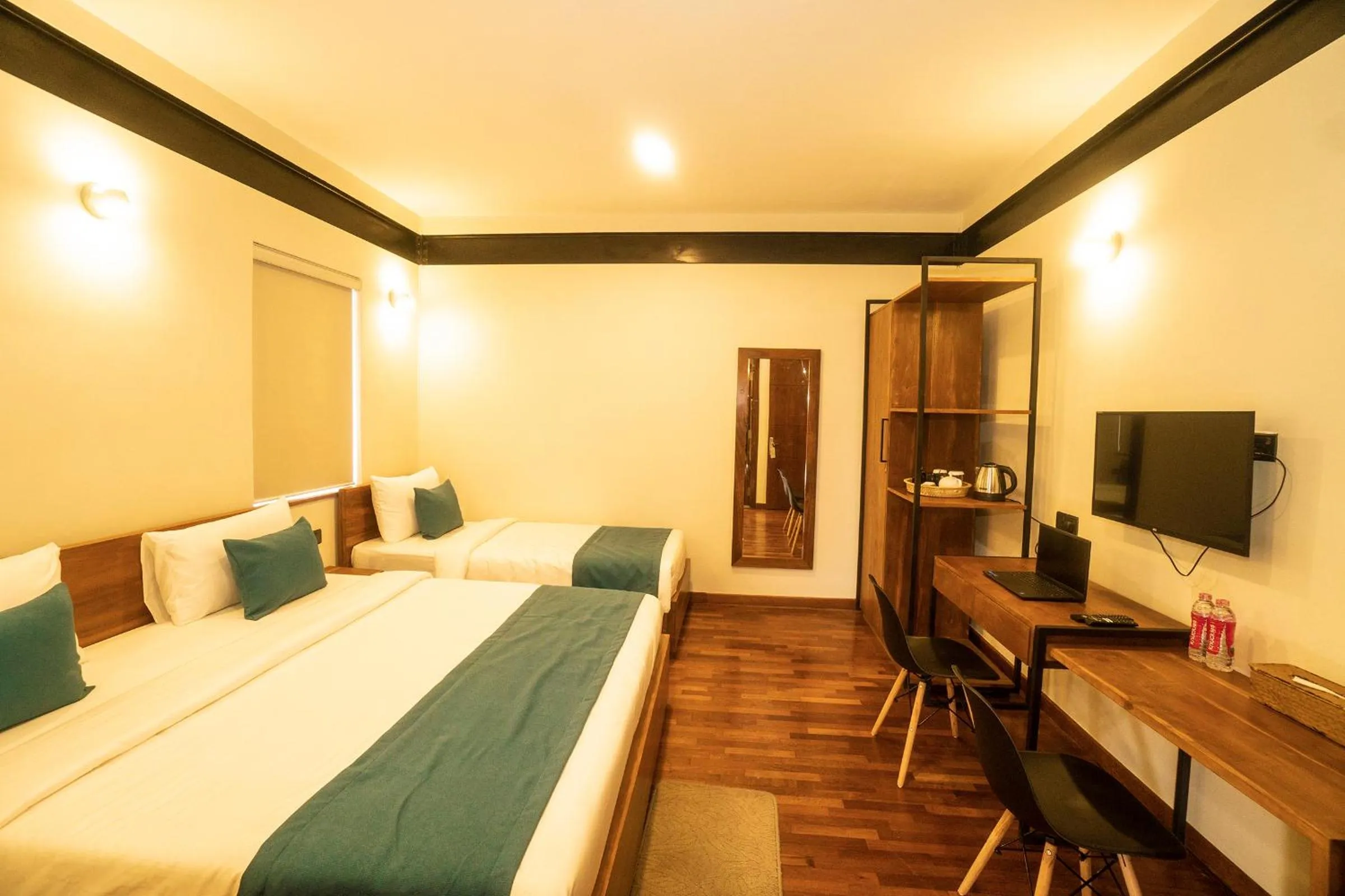 Bed in Hotel Bulwark