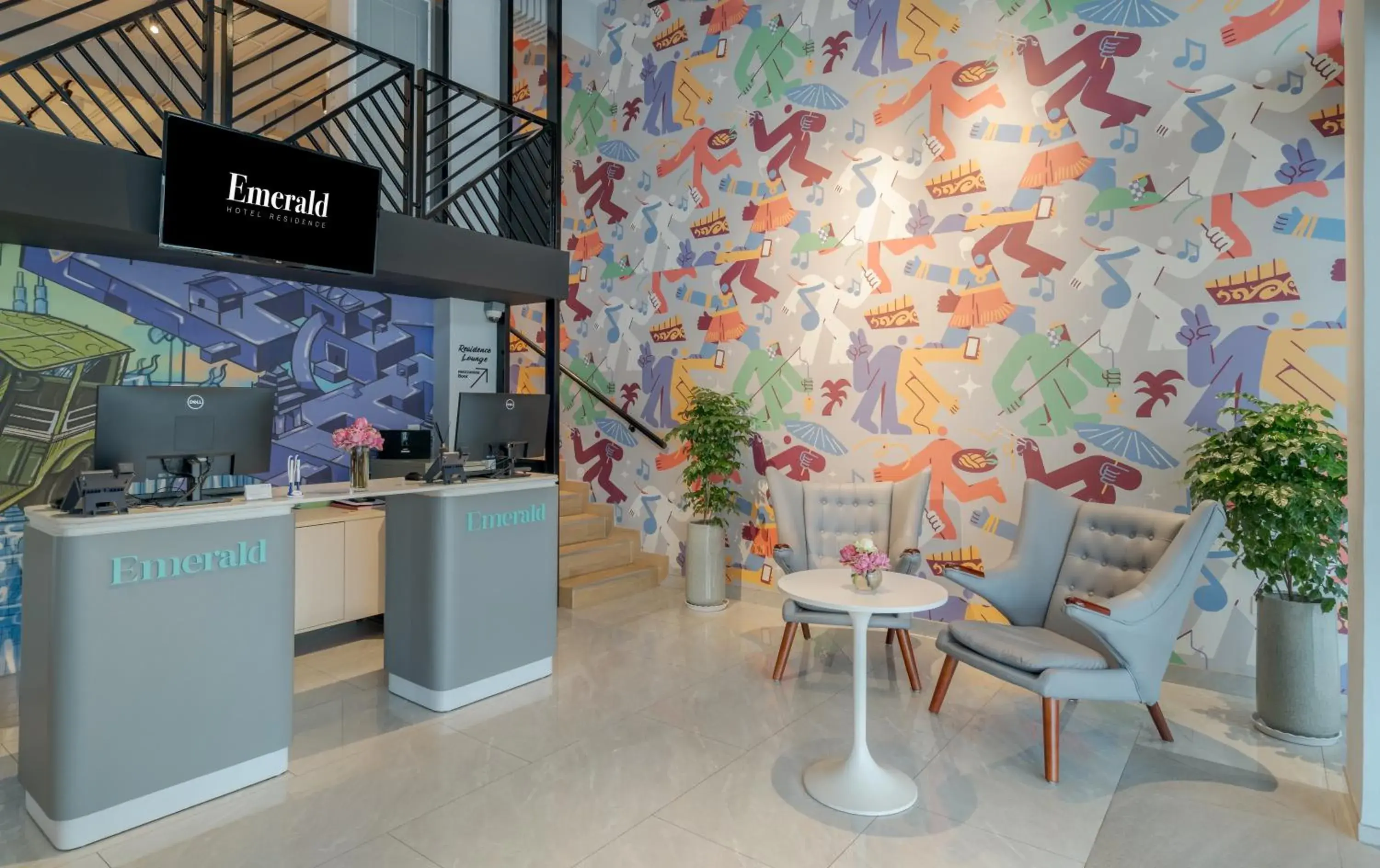 Lobby or reception in Emerald Hotel Residence Lobby or reception in Emerald Hotel Residence