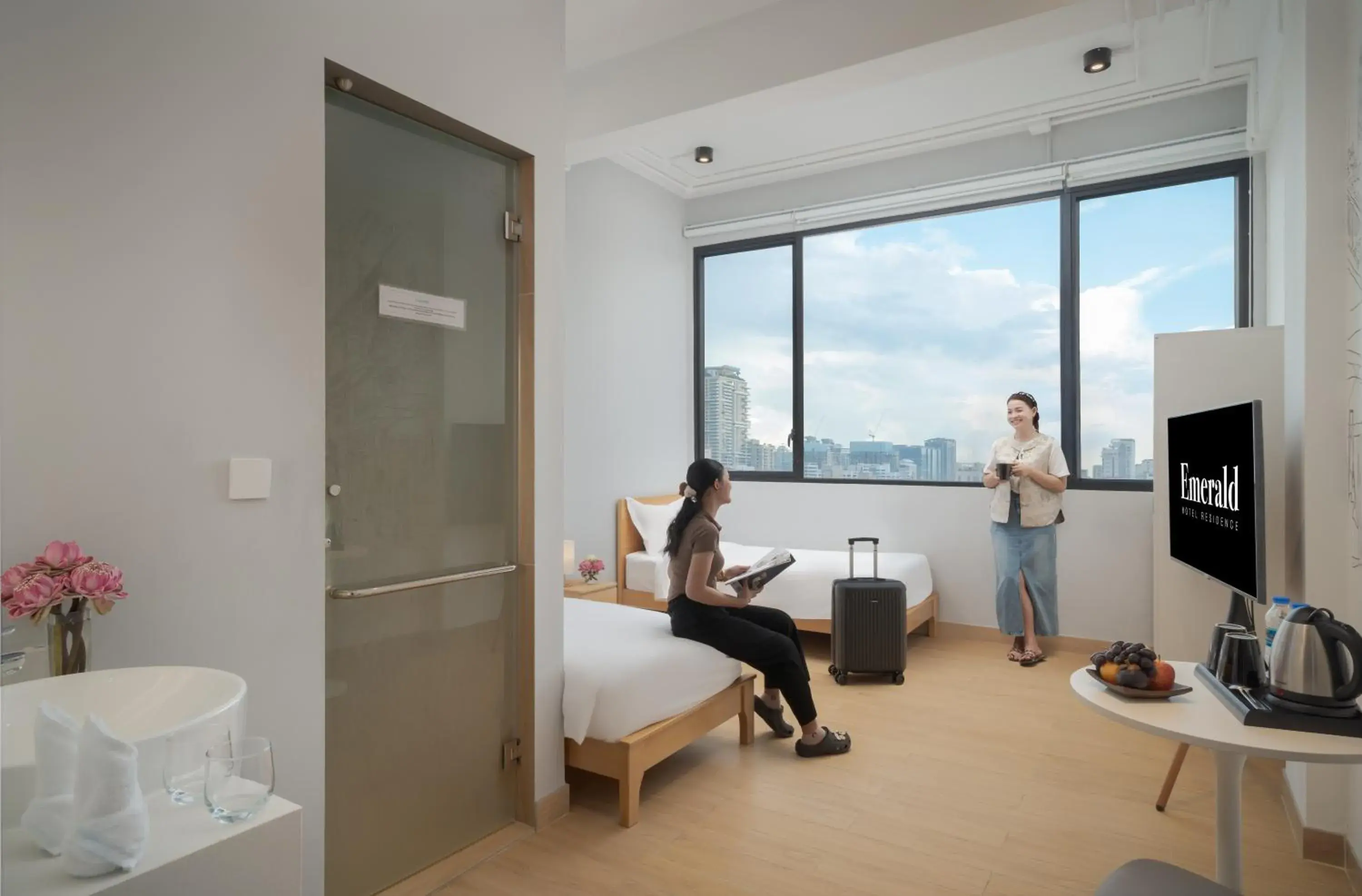 Bed in Emerald Hotel Residence Bed in Emerald Hotel Residence