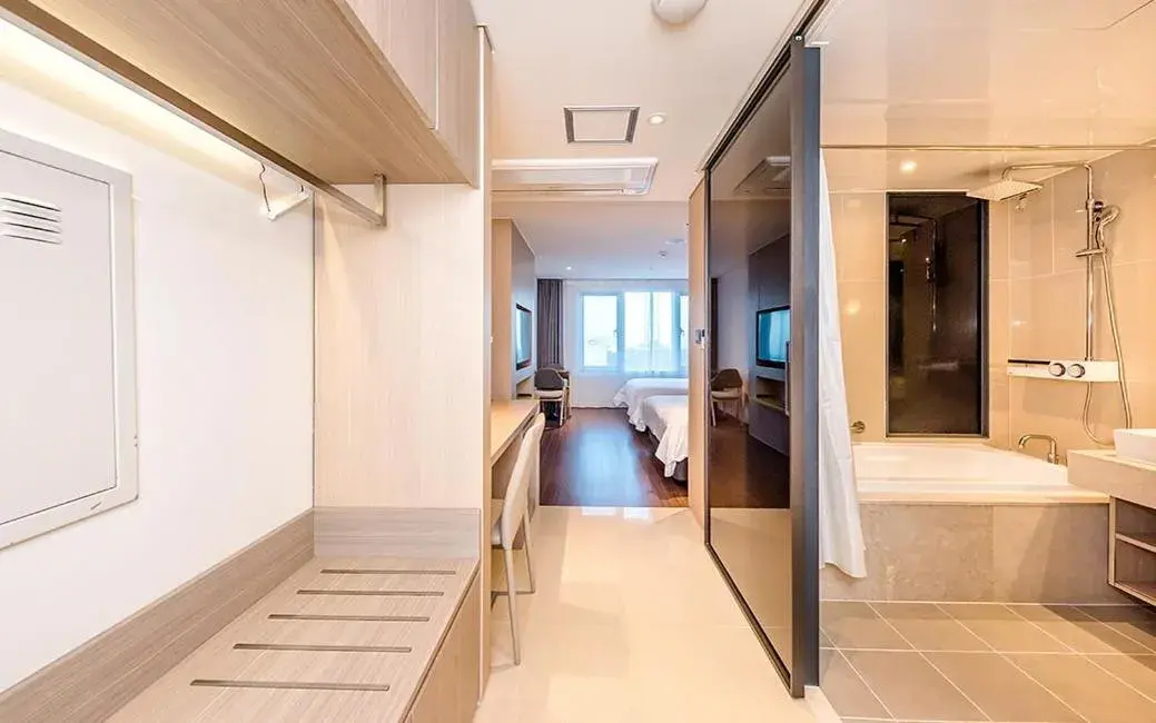 Family Twin Room in Noblepia Hotel Family Twin Room in Noblepia Hotel