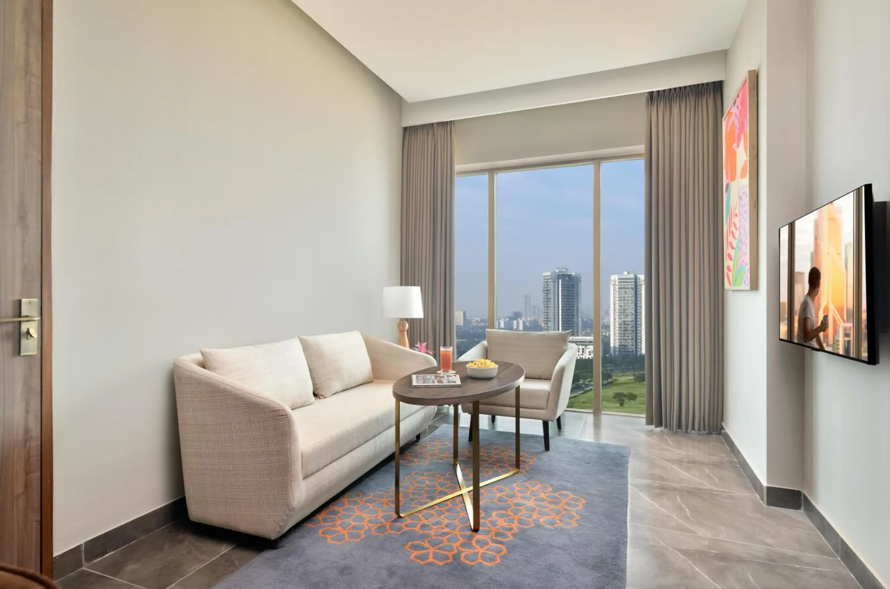 Living room in Citadines Paras Square Gurugram Living room in Citadines Paras Square Gurugram