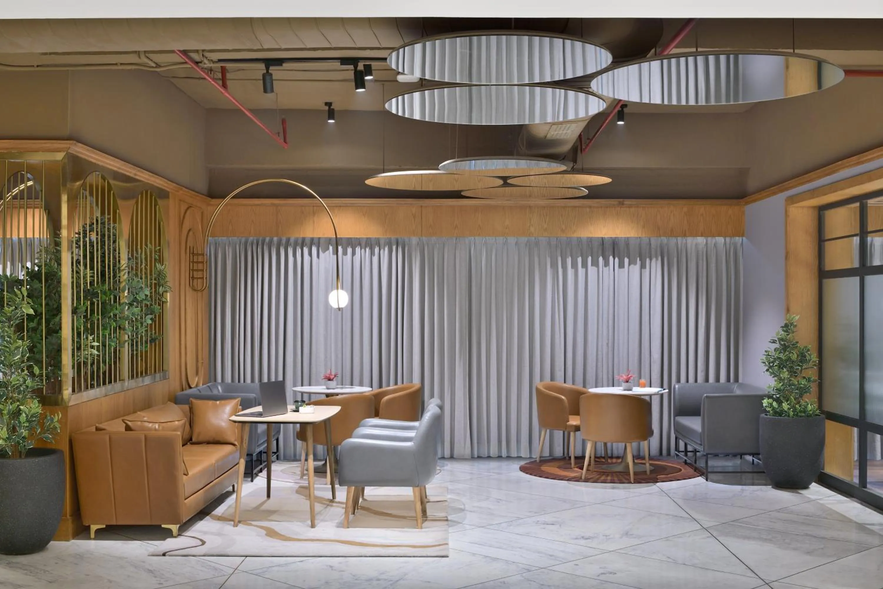 Seating area in Citadines Paras Square Gurugram