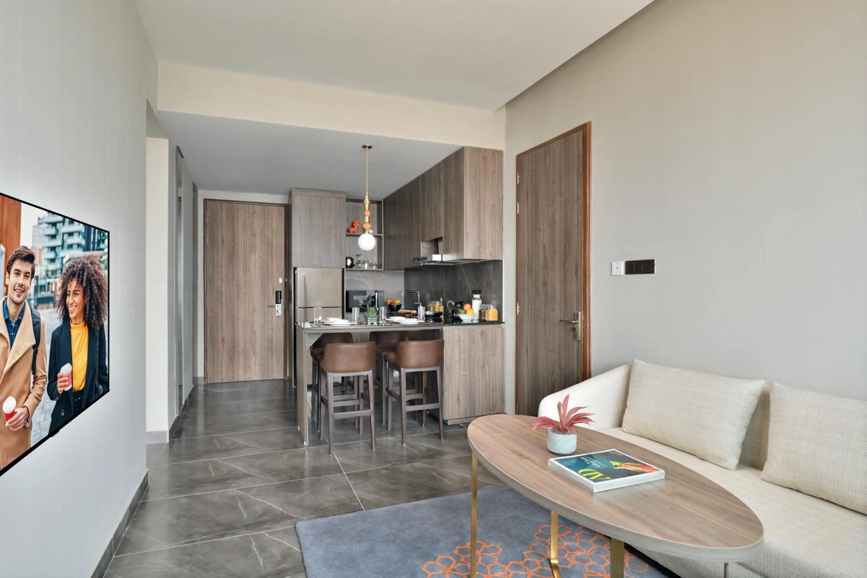 Living room in Citadines Paras Square Gurugram