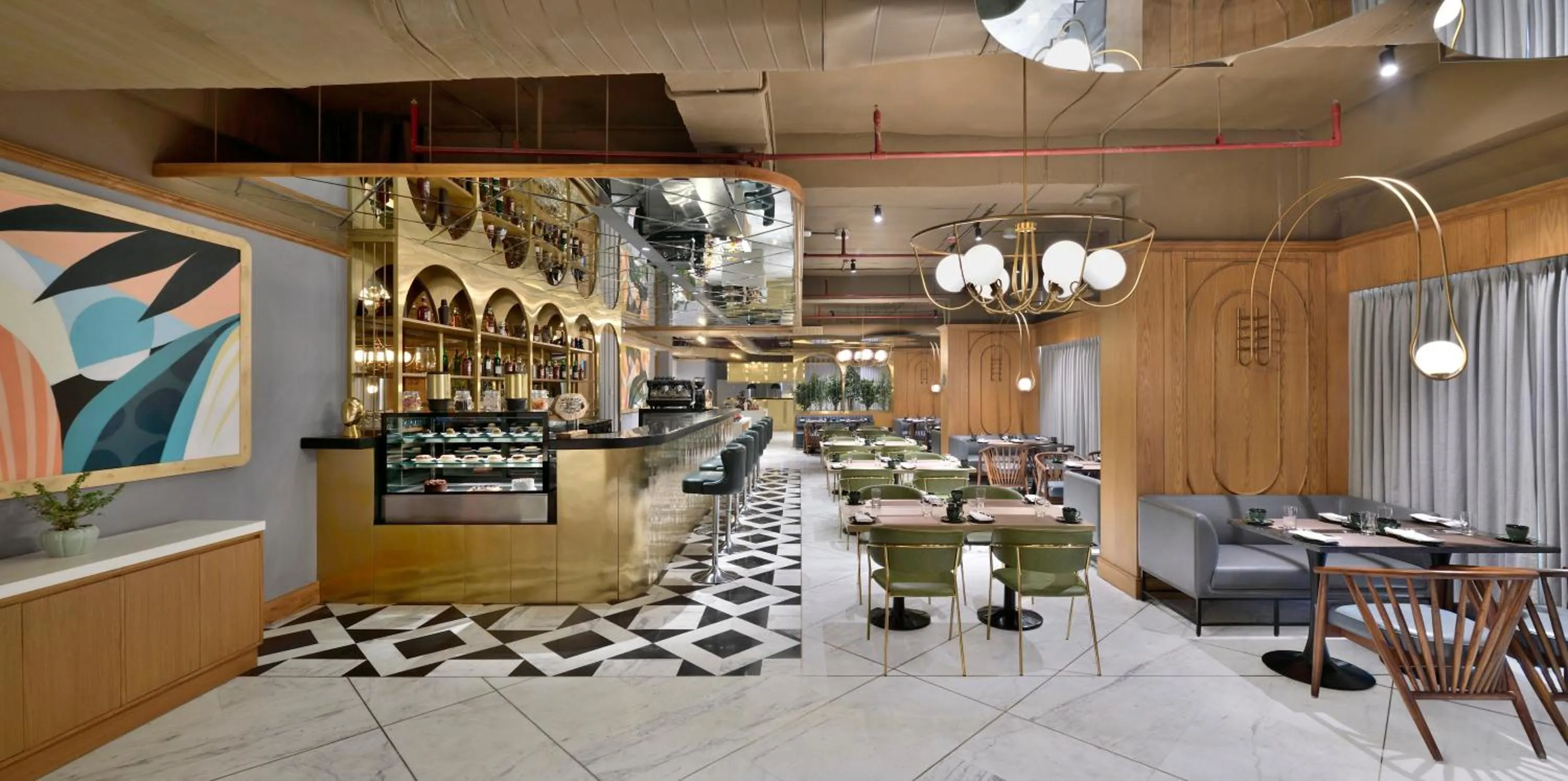 Restaurant/places to eat in Citadines Paras Square Gurugram